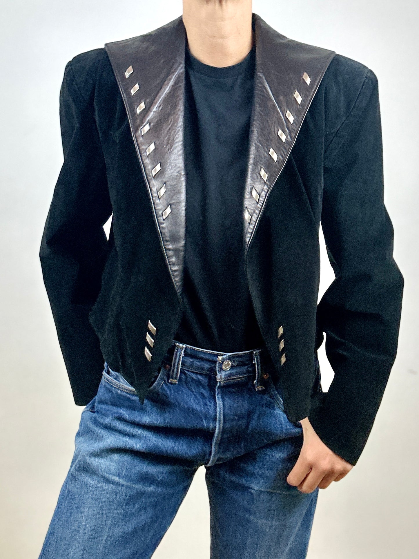 Stud Suede Jacket