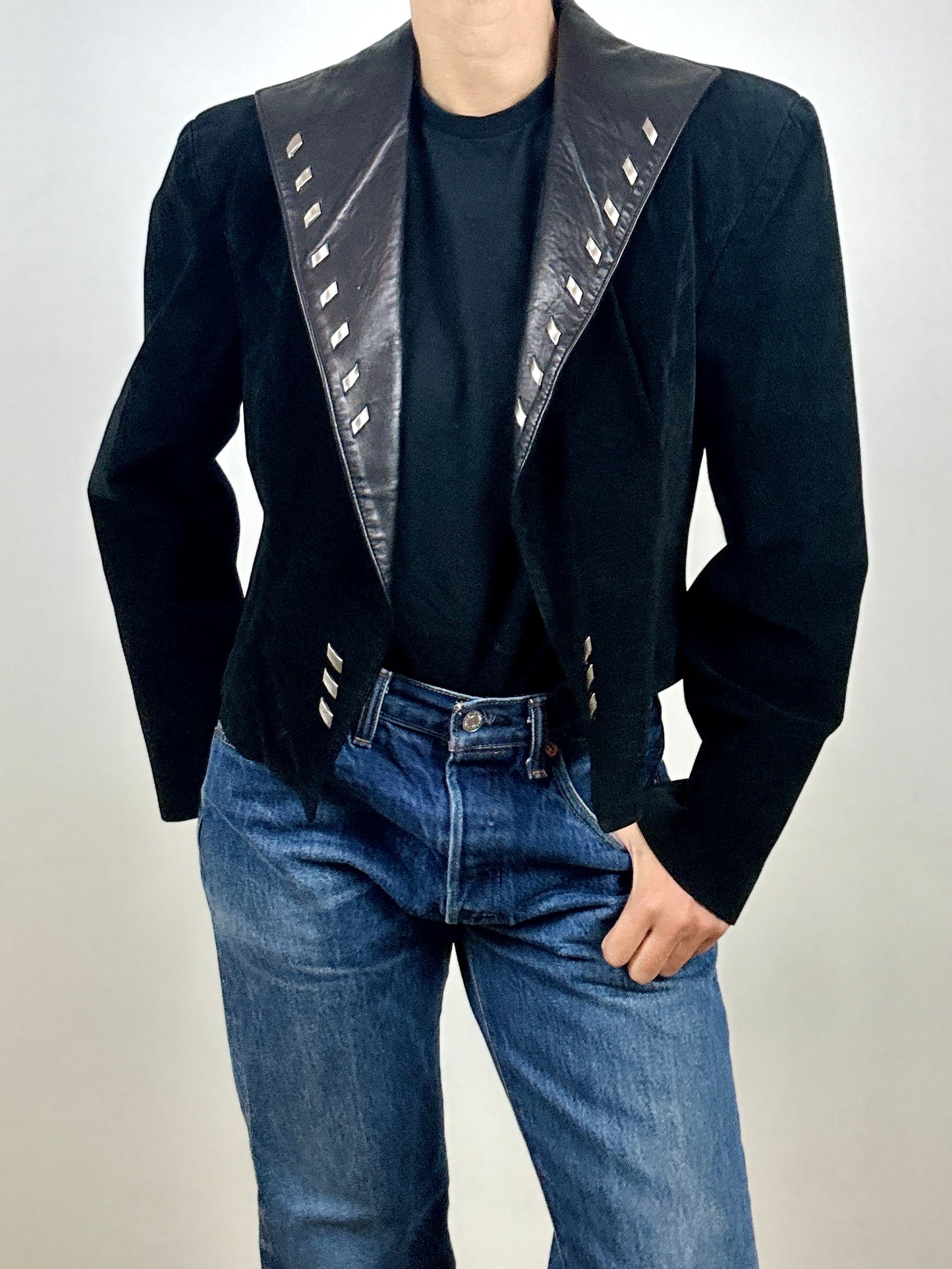 Stud Suede Jacket