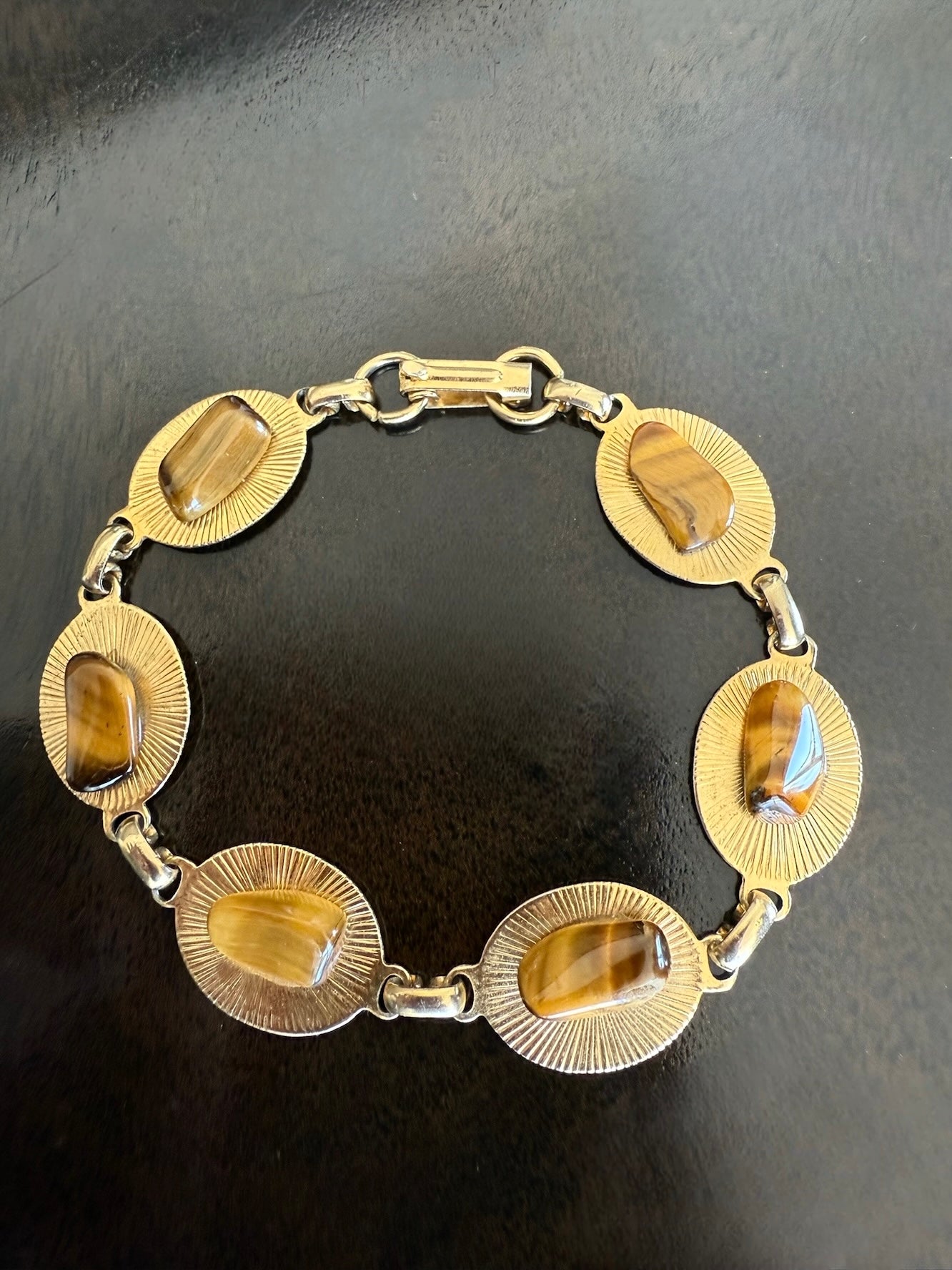 Tiger's Eye Gold Bracelet