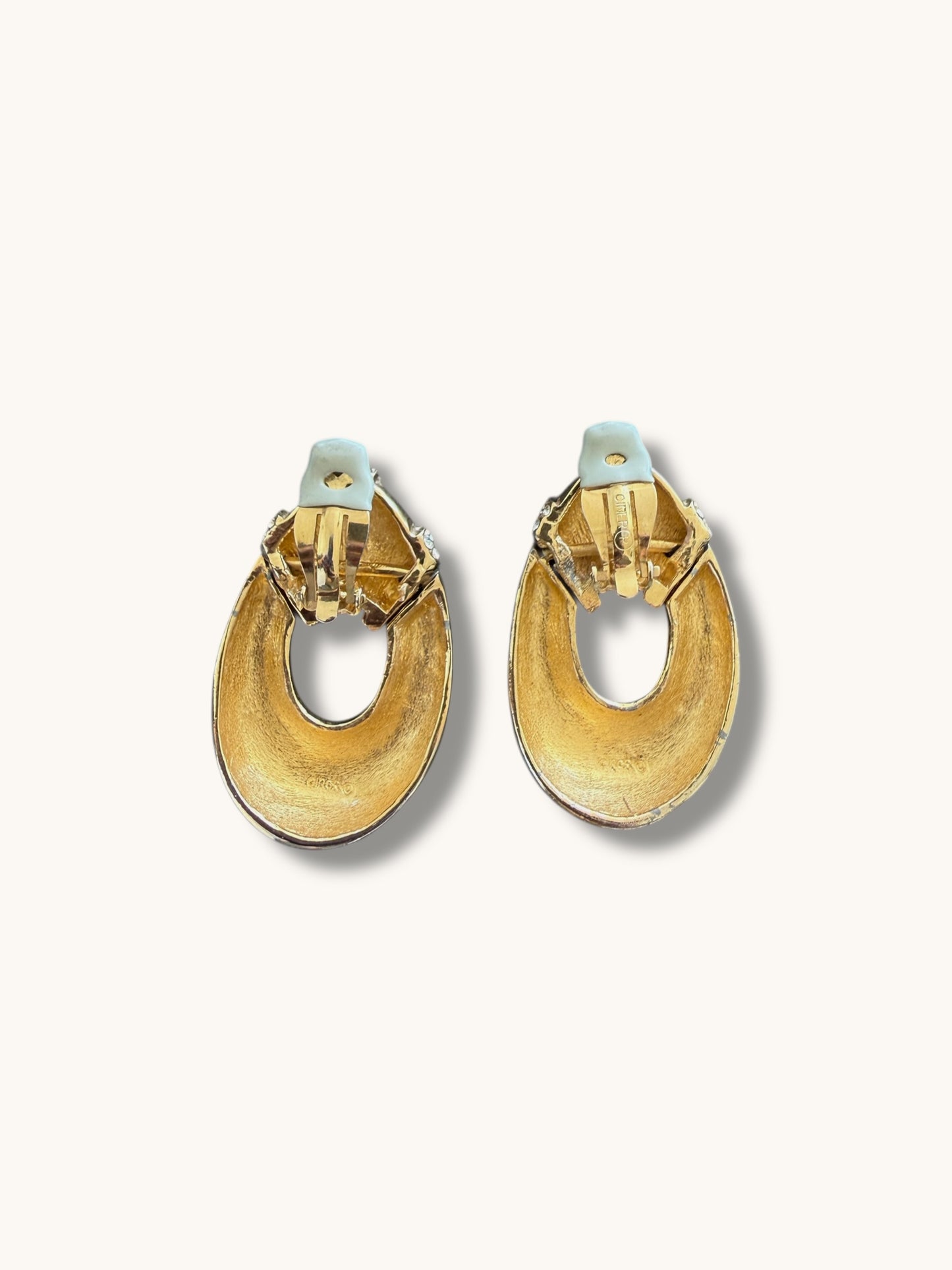 Oval Ciner Earrings