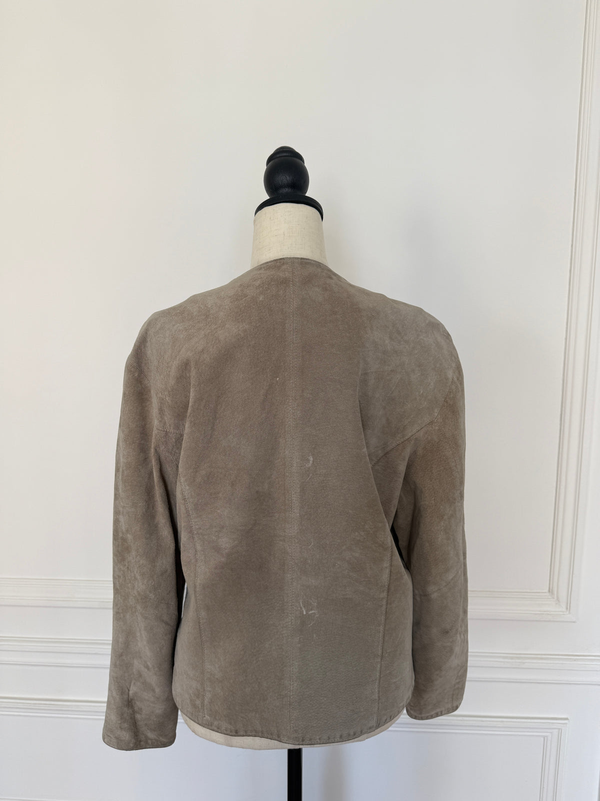 Taupe Suede Jacket