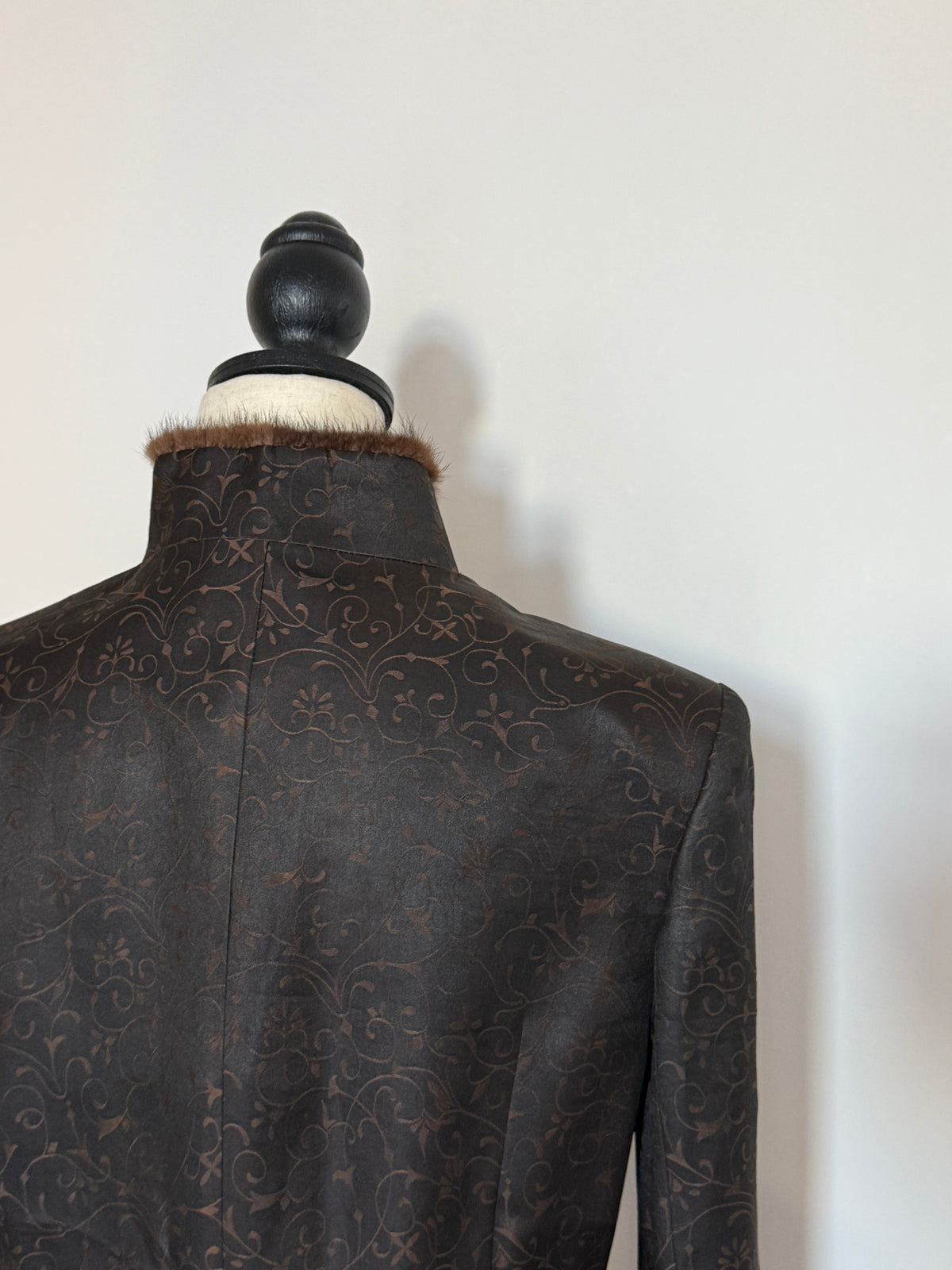 Brown Mandarin Coat
