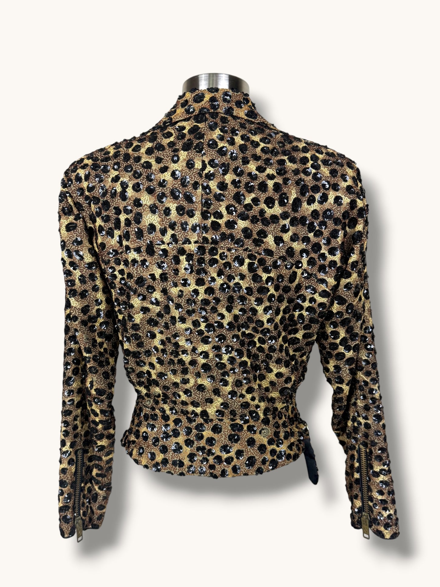 Leopard Sequin Jacket