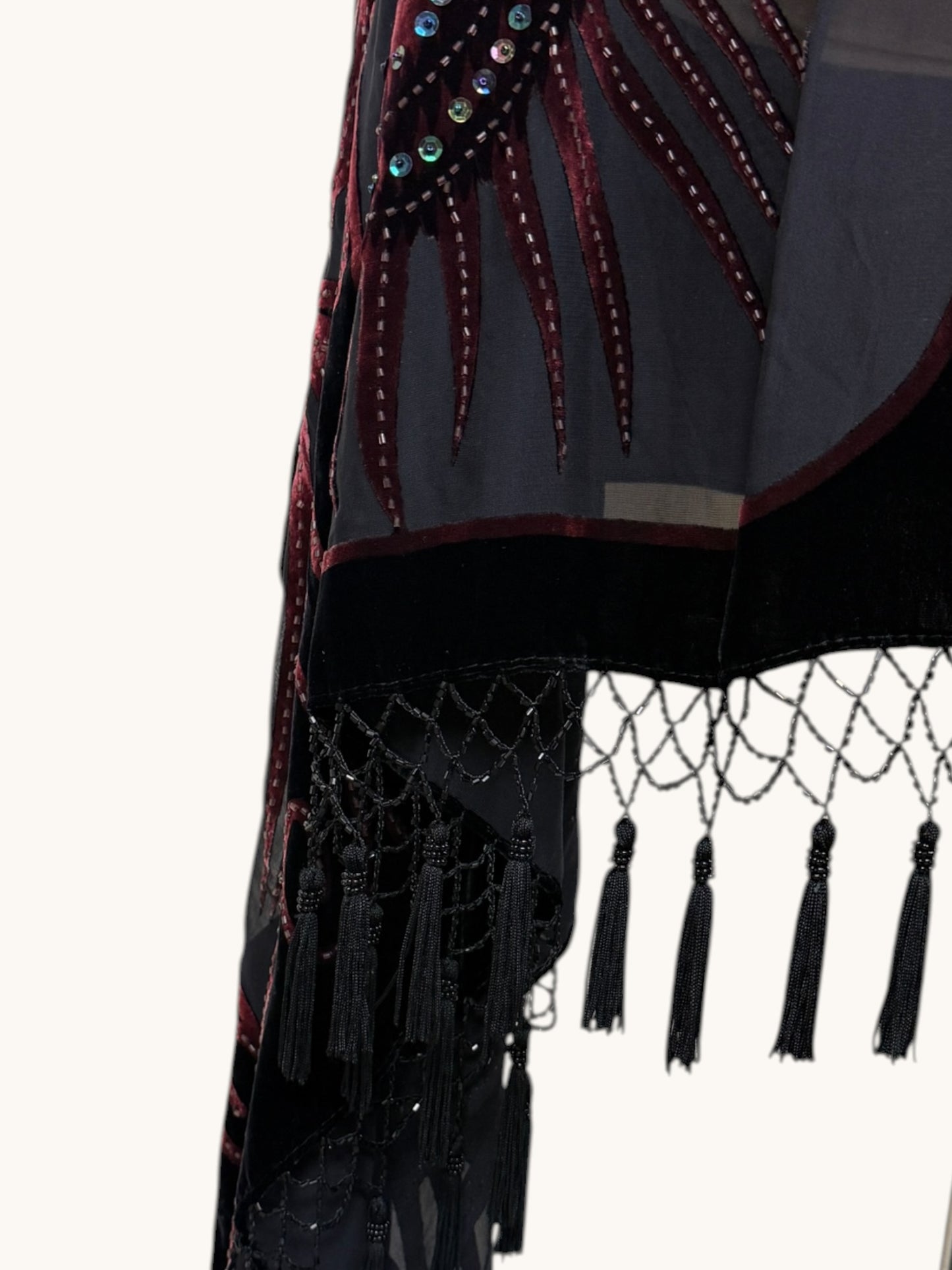 Silk Tassel Shawl