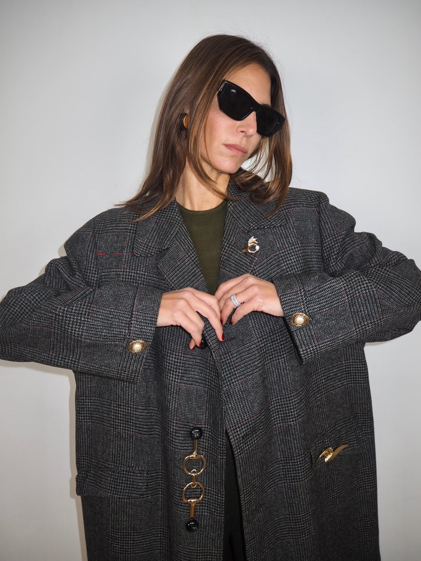 Brooch Coat #11 Jen Wonders Collection
