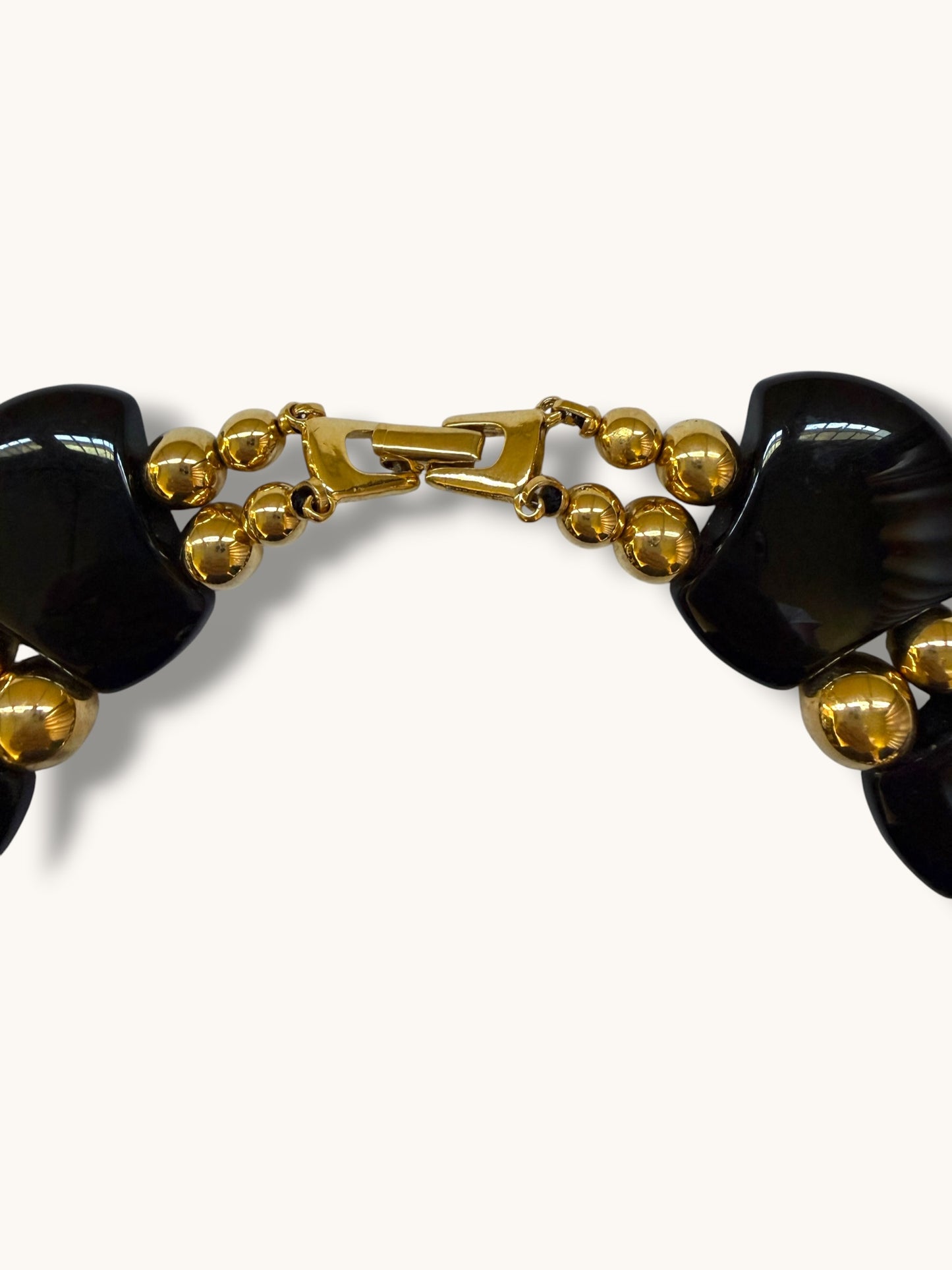 Glossy Black Chocker