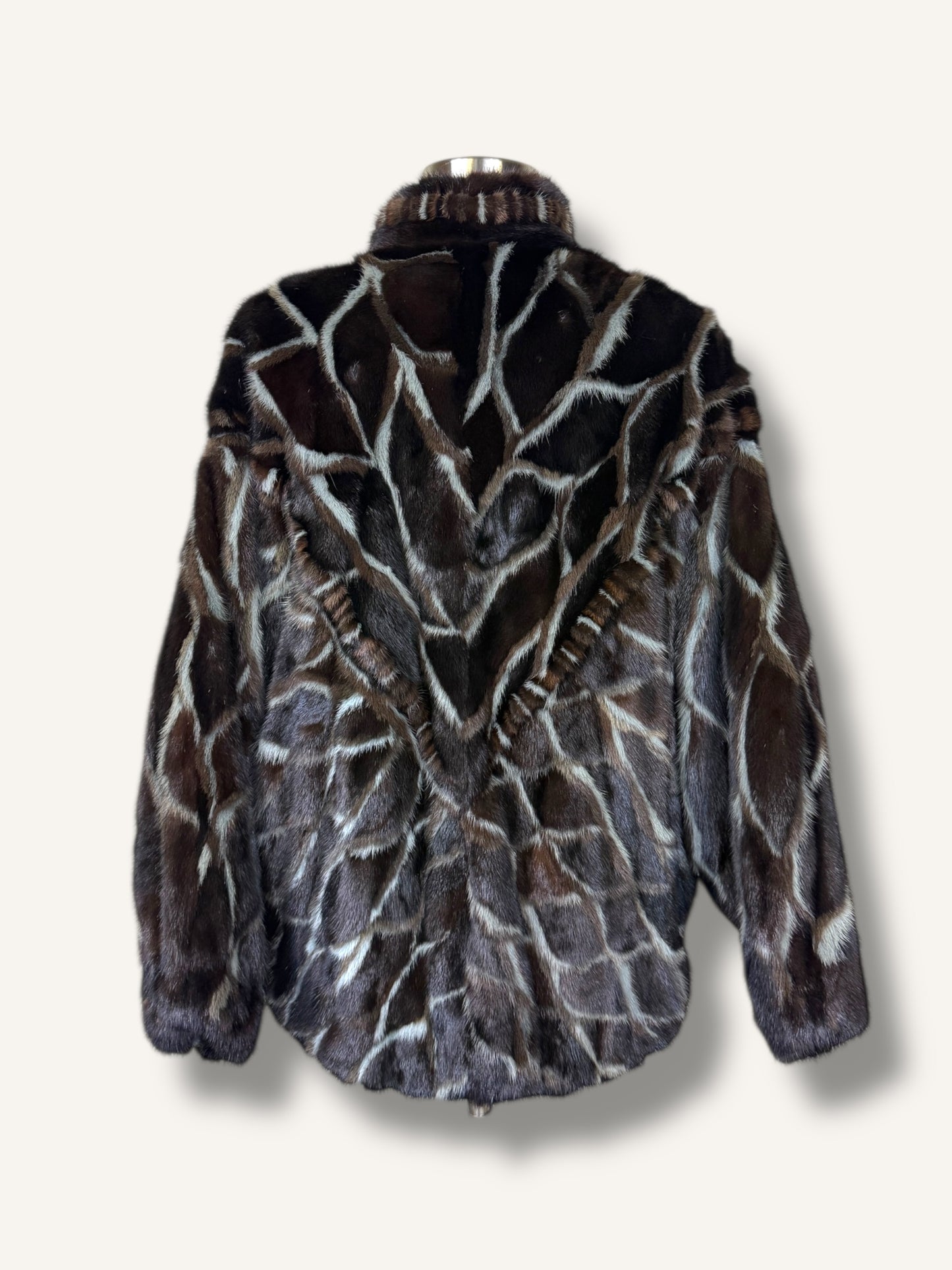 Mink Graphic Coat