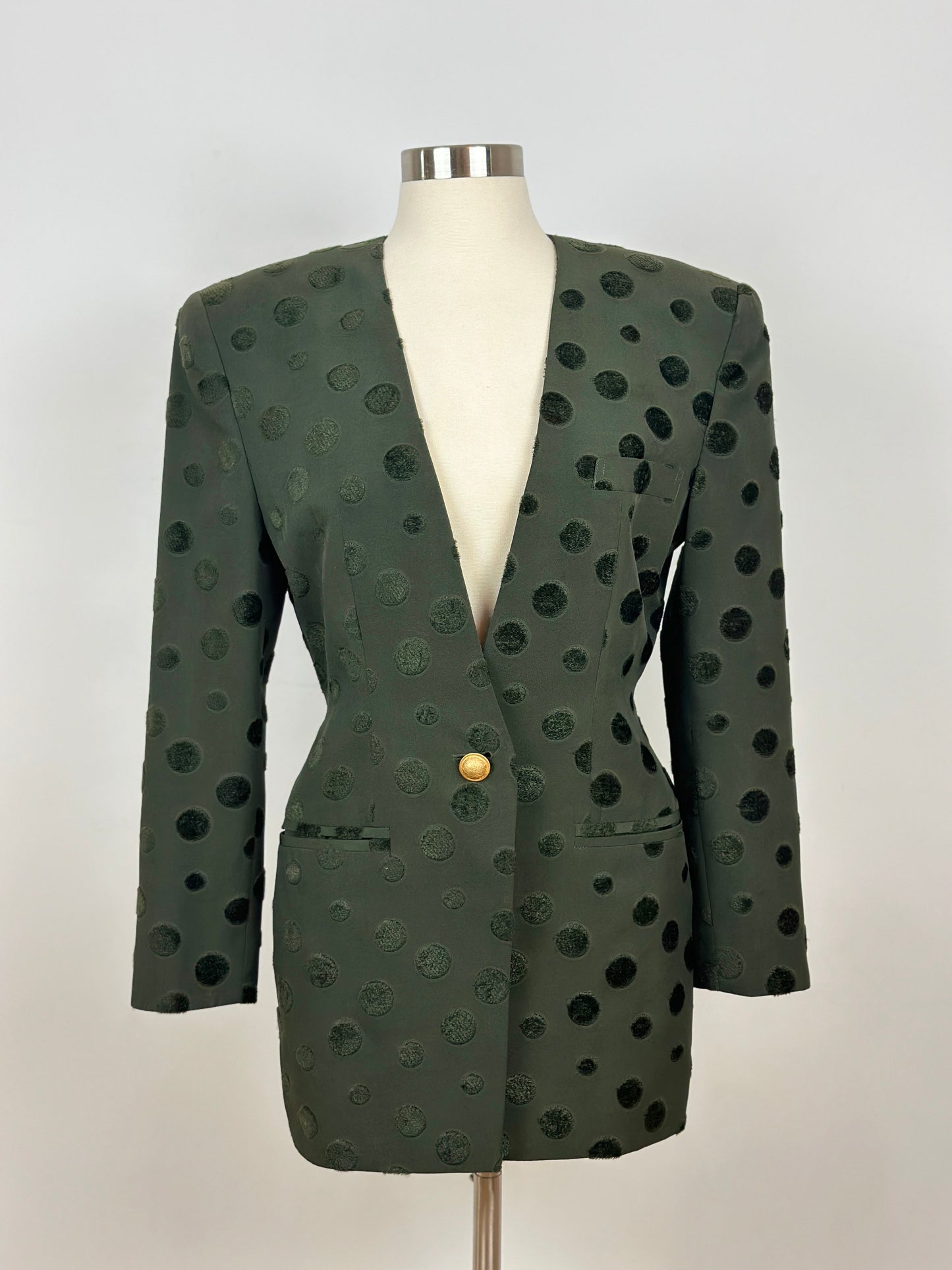 Polka Dot Blazer