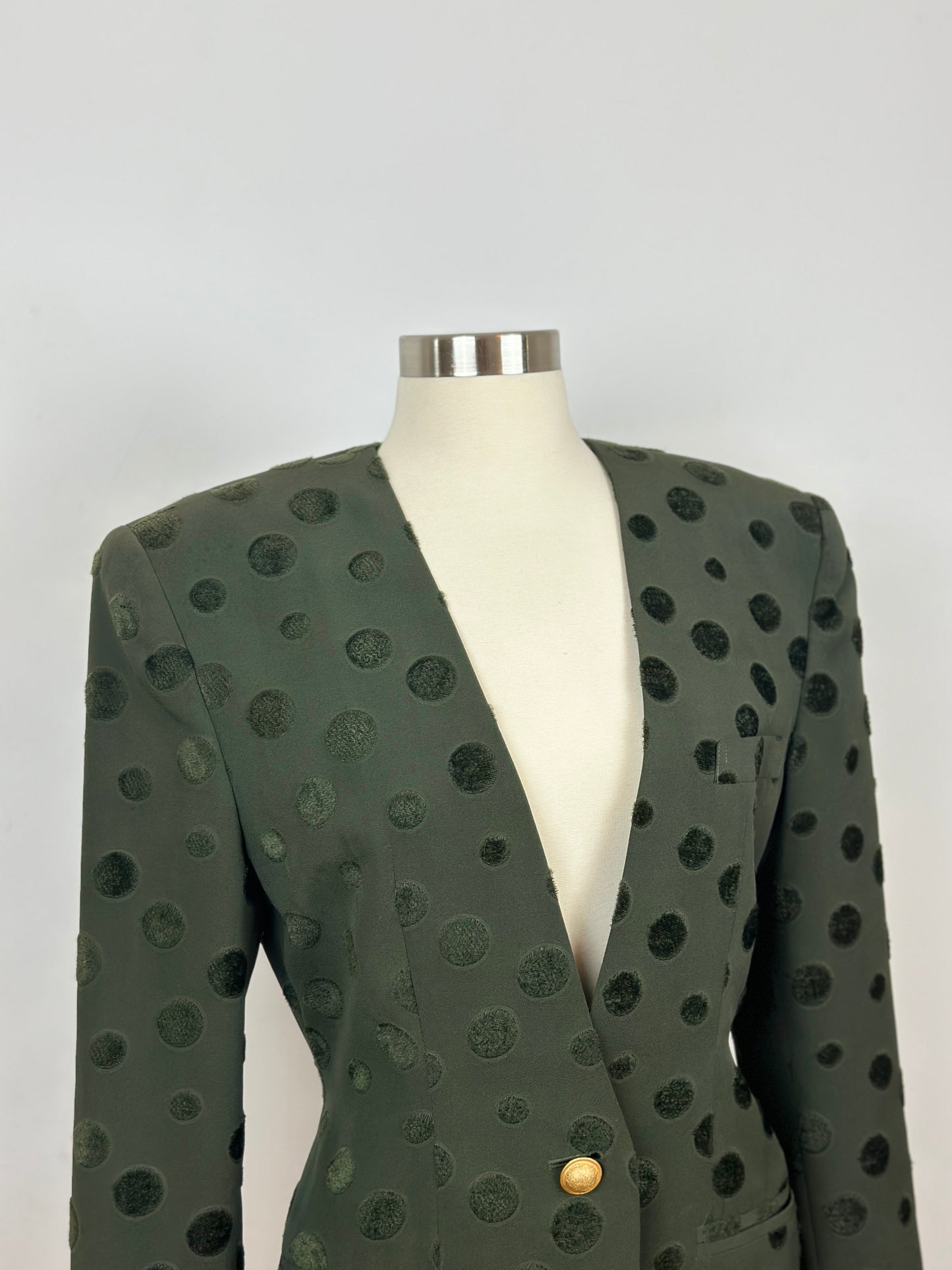 Polka Dot Blazer
