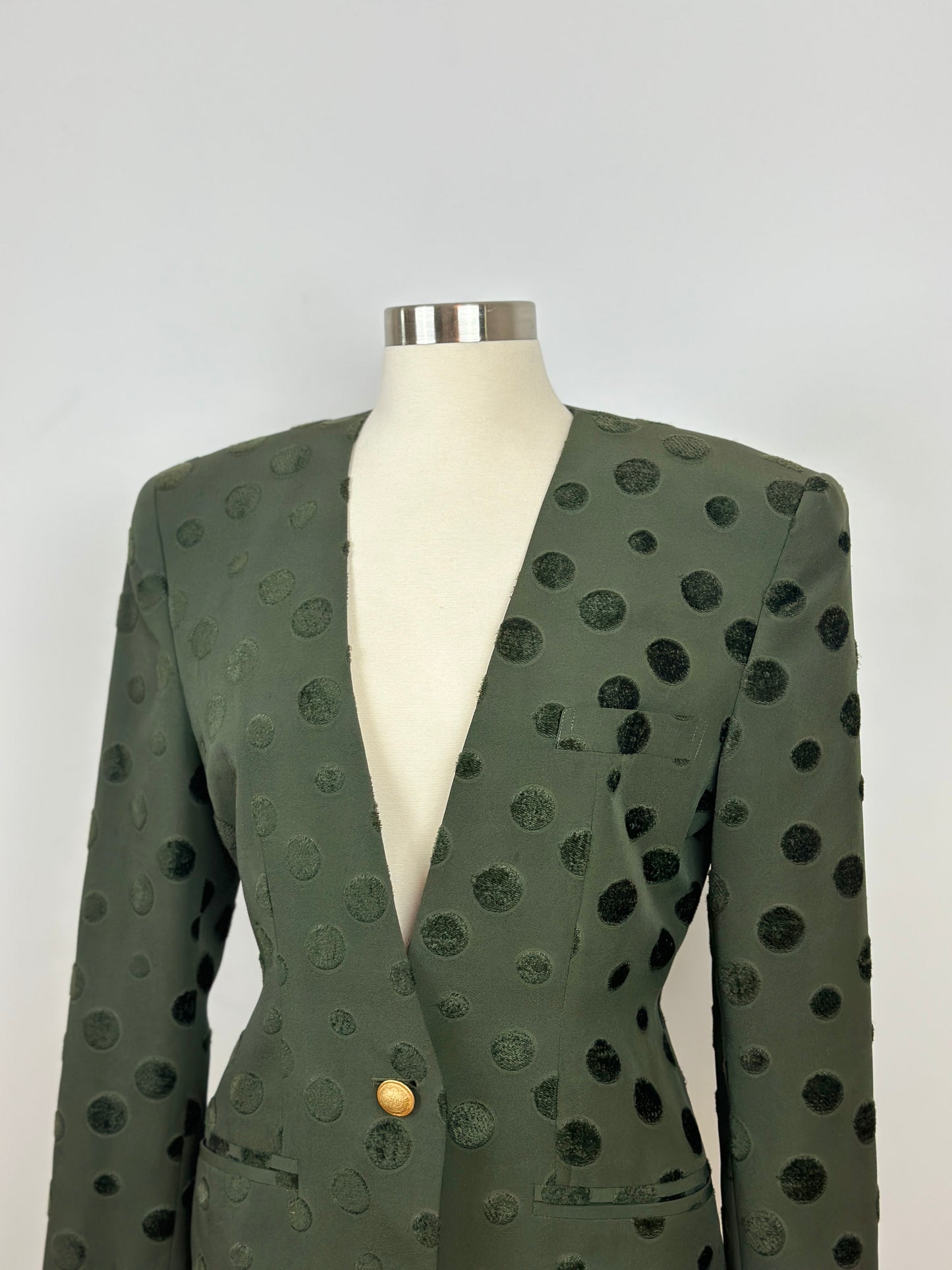Polka Dot Blazer