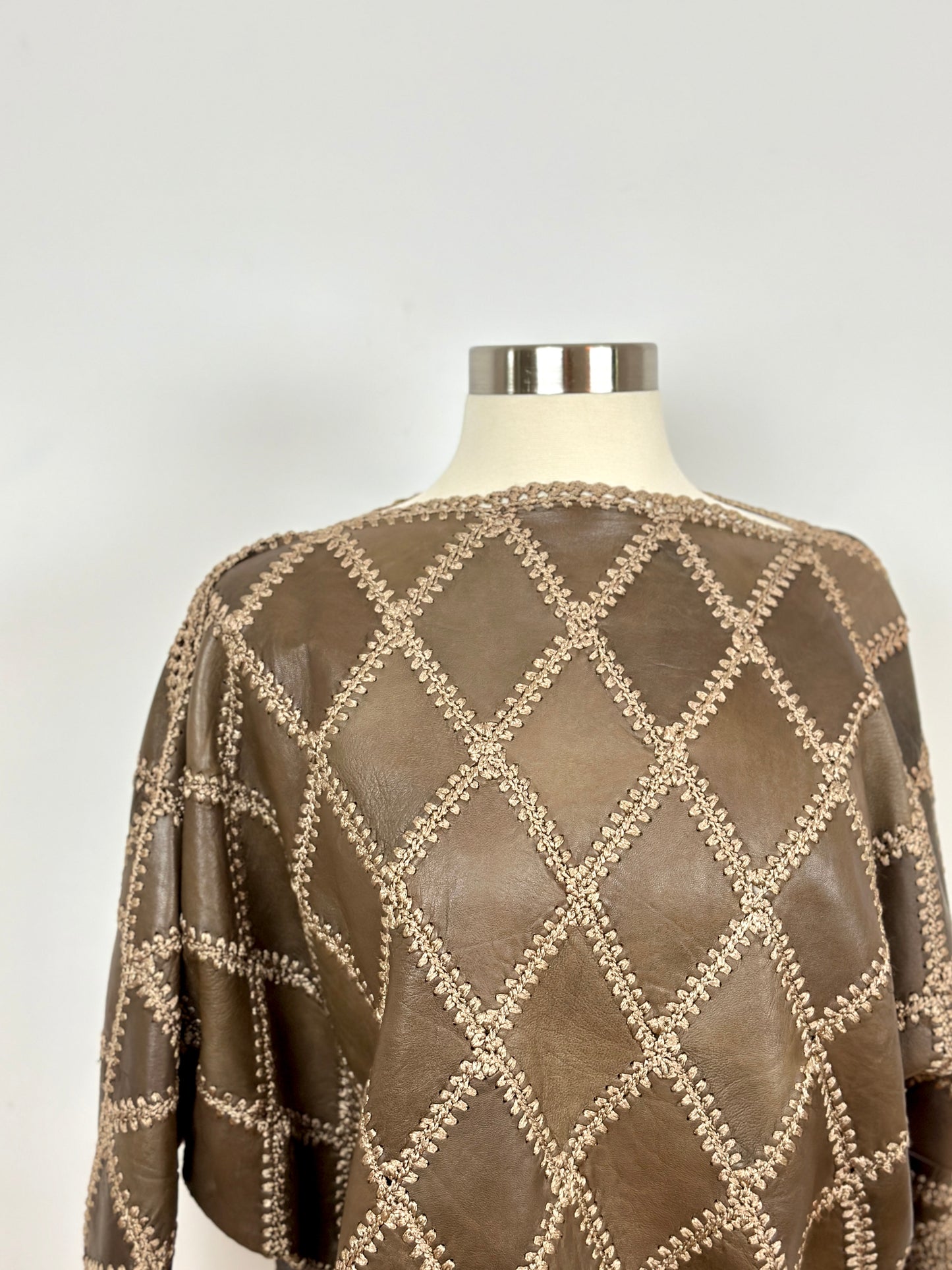 Leather Sweater