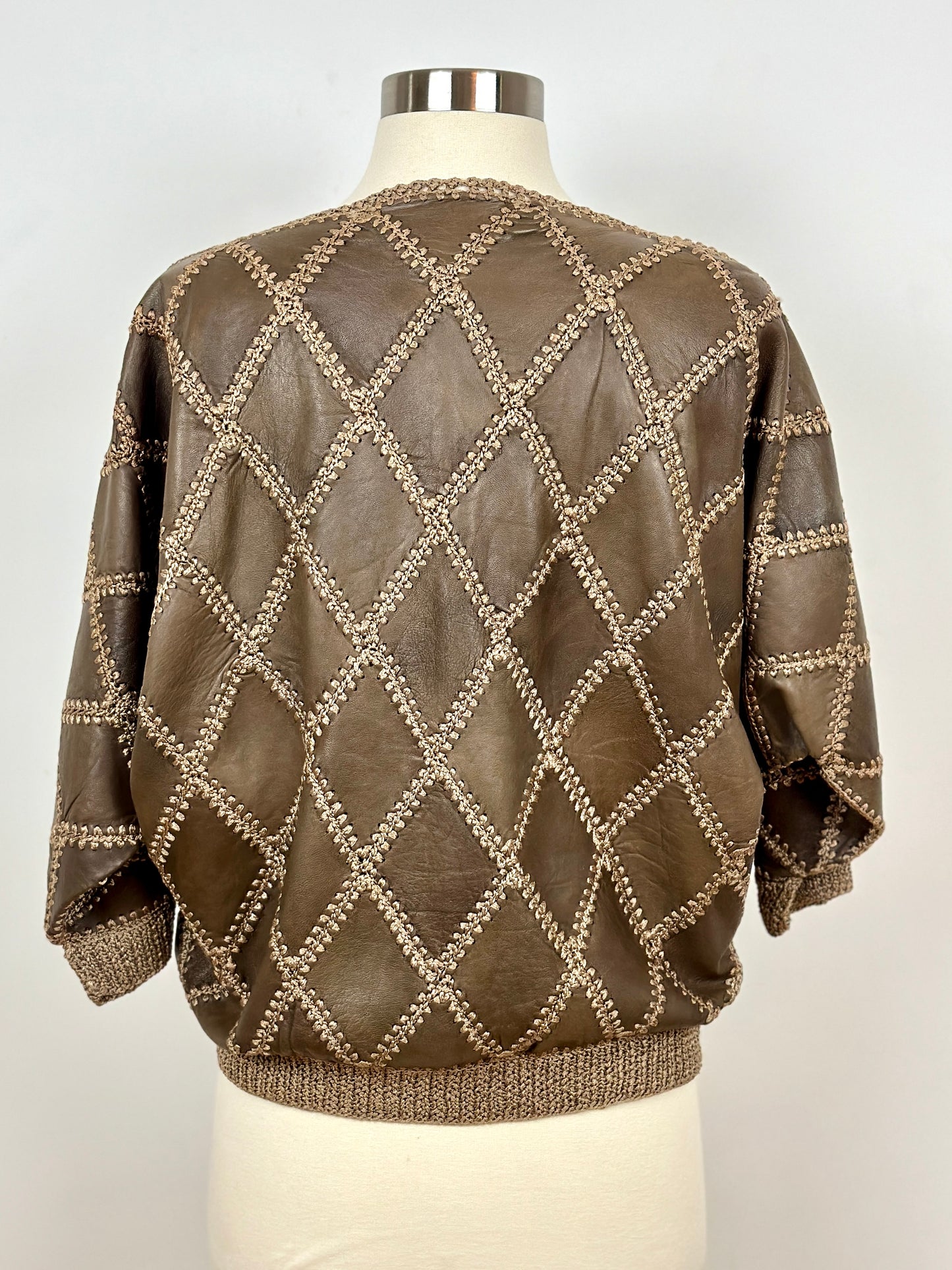 Leather Sweater