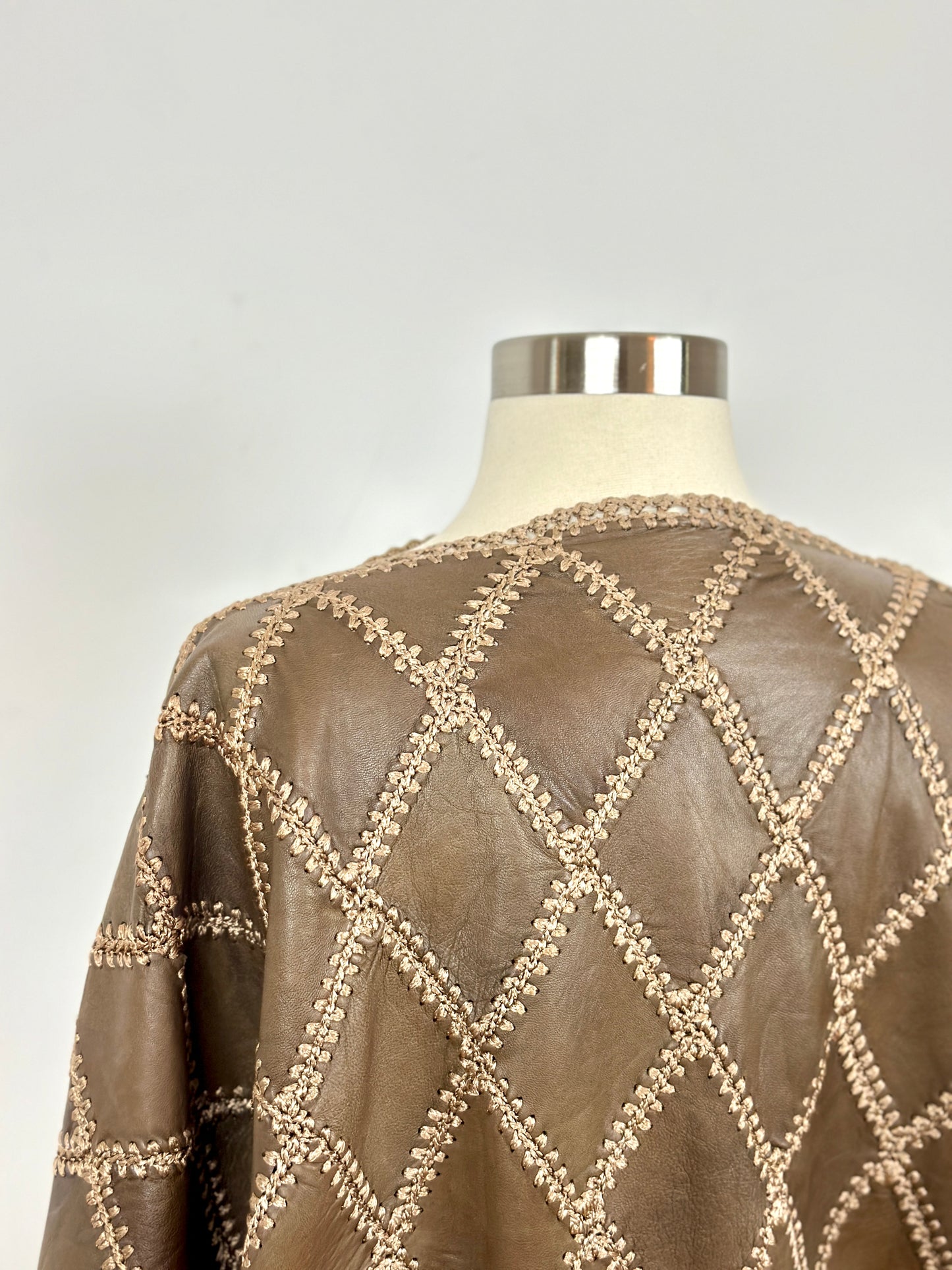 Leather Sweater