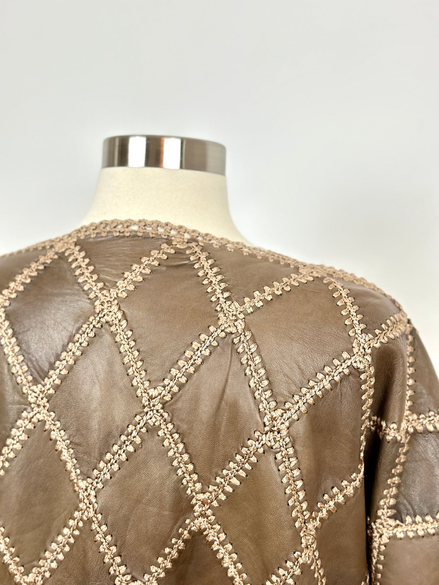Leather Sweater