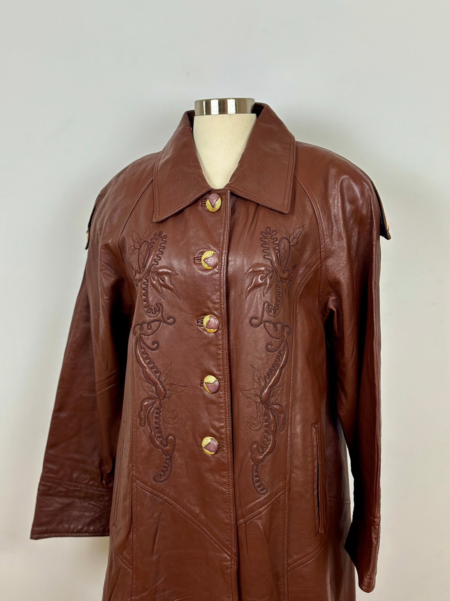 Brown Leather coat