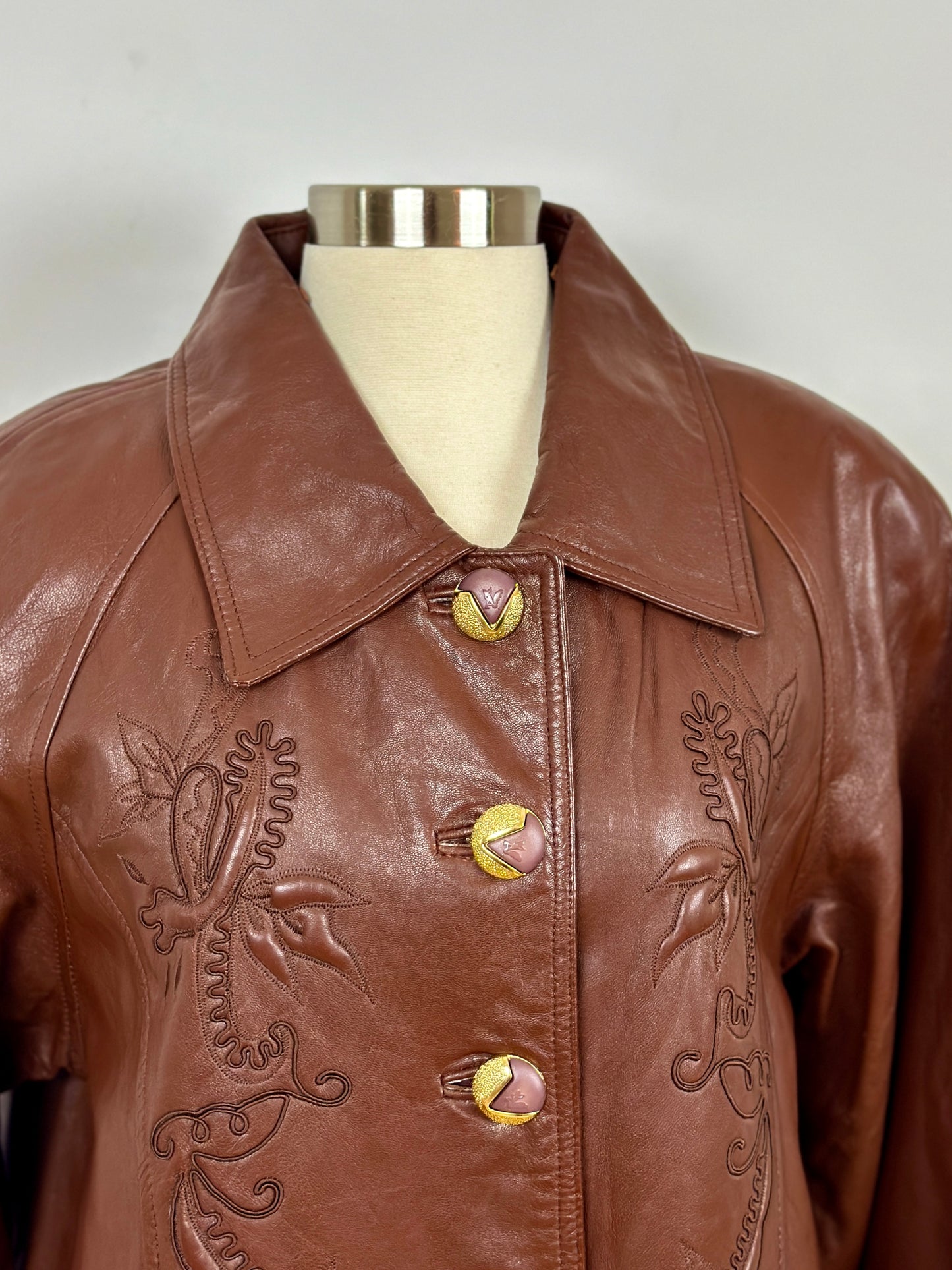 Brown Leather coat