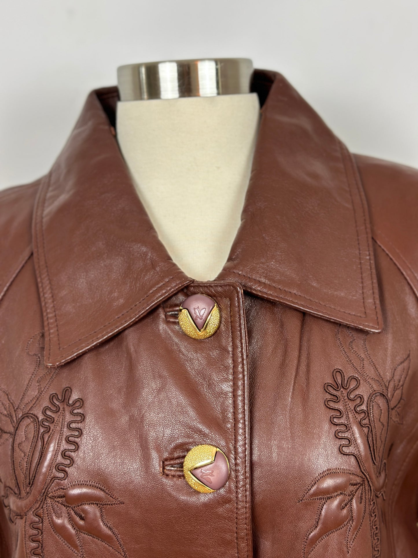 Brown Leather coat