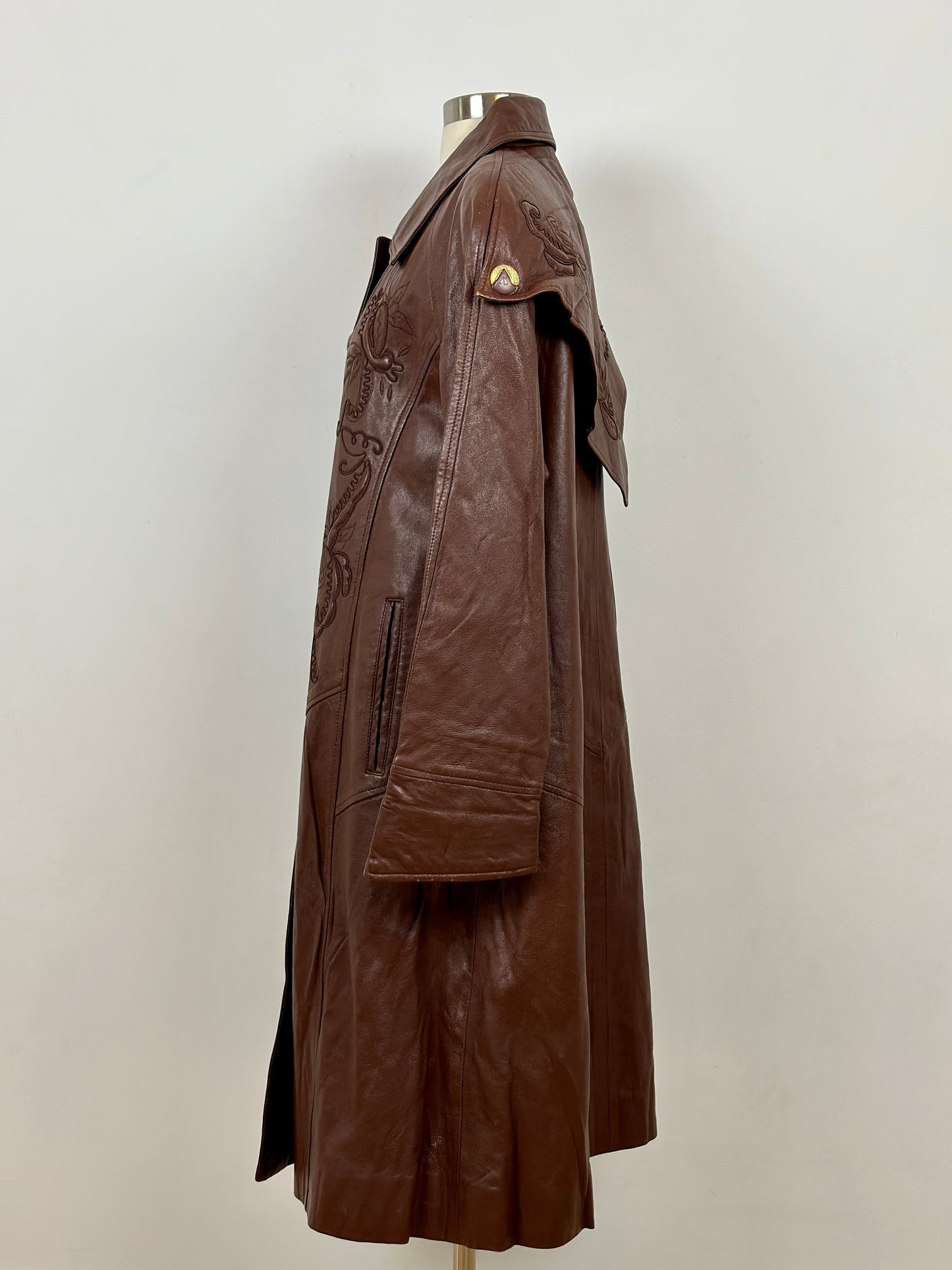 Brown Leather coat