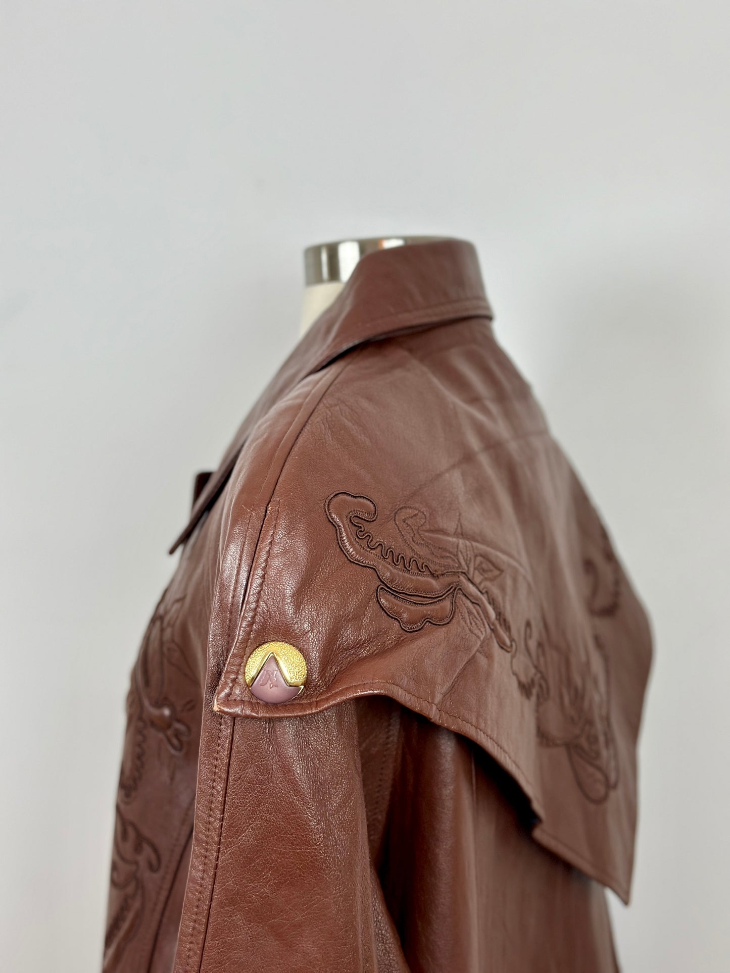 Brown Leather coat