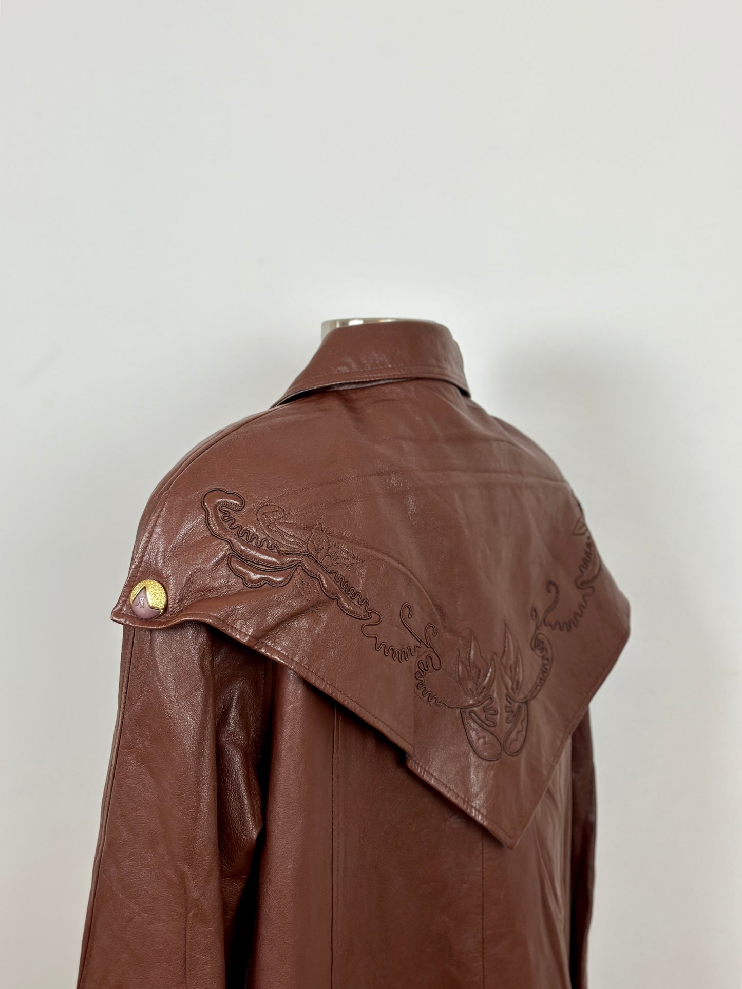 Brown Leather coat