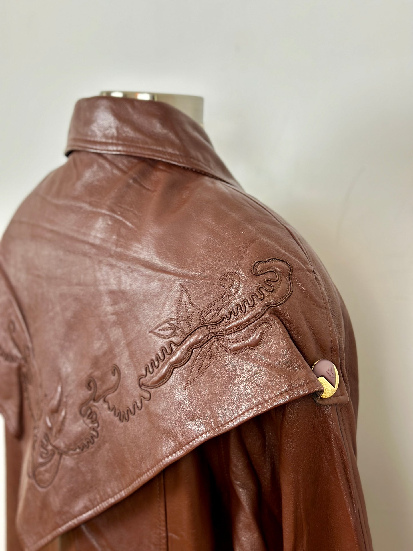 Brown Leather coat