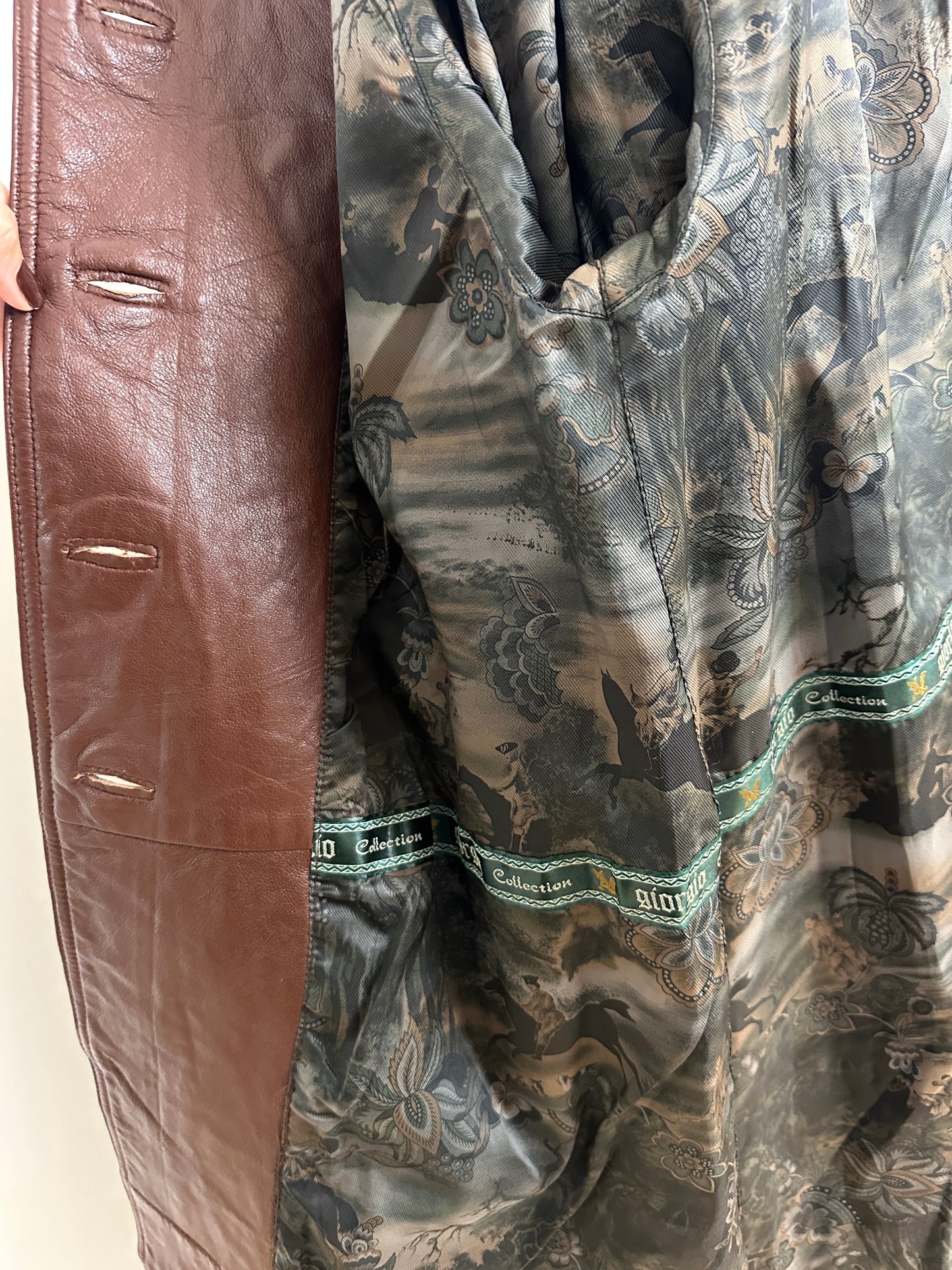 Brown Leather coat