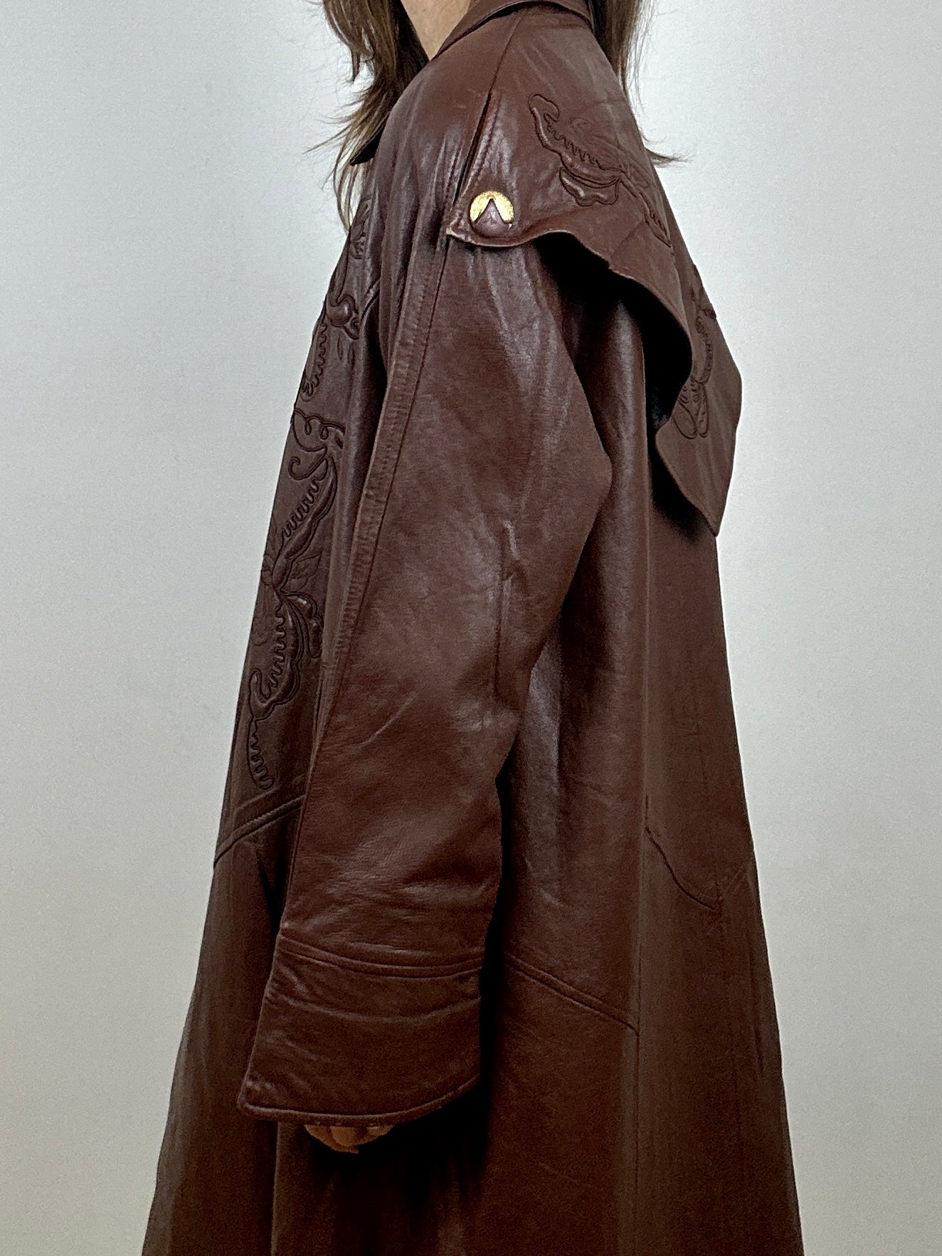 Brown Leather coat