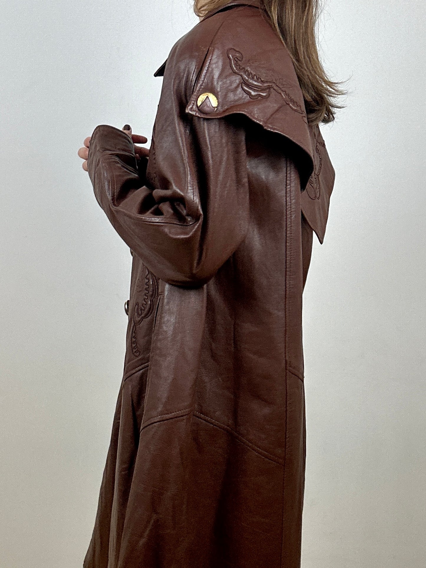 Brown Leather coat