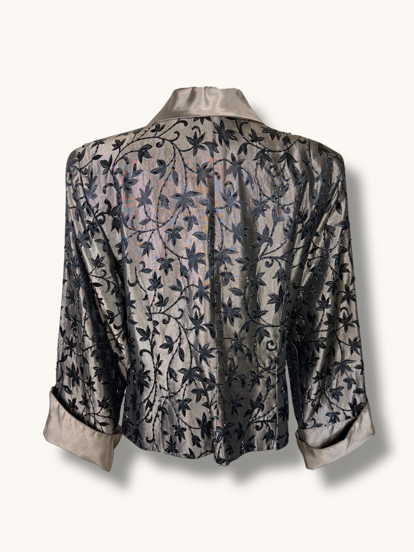 Satin Embroidered Jacket