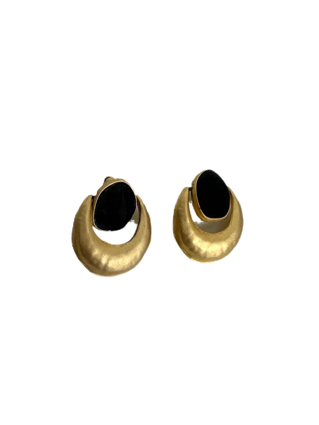 Black x Gold Earrings