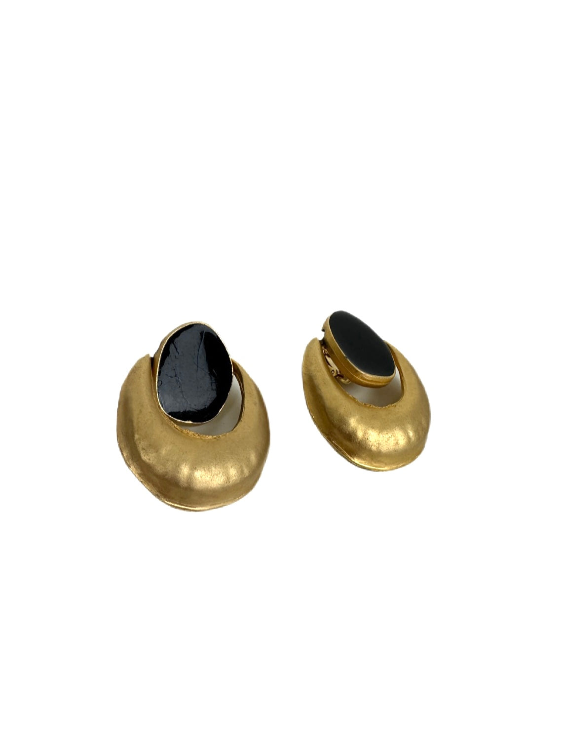 Black x Gold Earrings