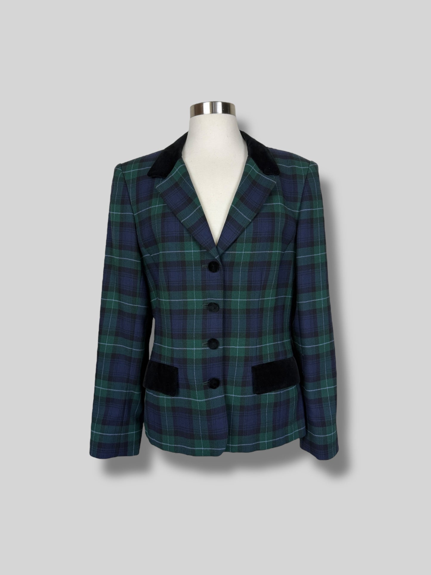Plaid Blazer