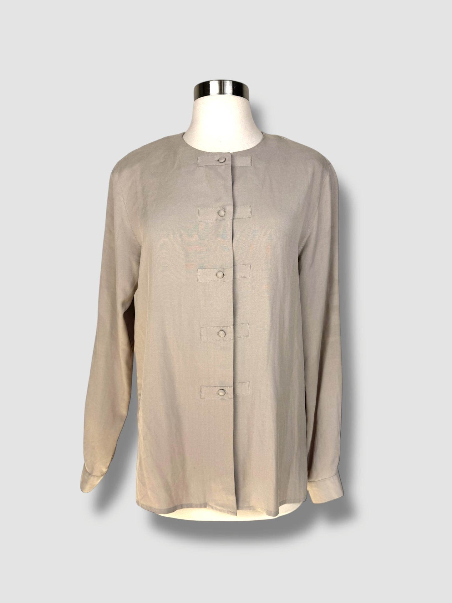 Silk Taupe Shirt