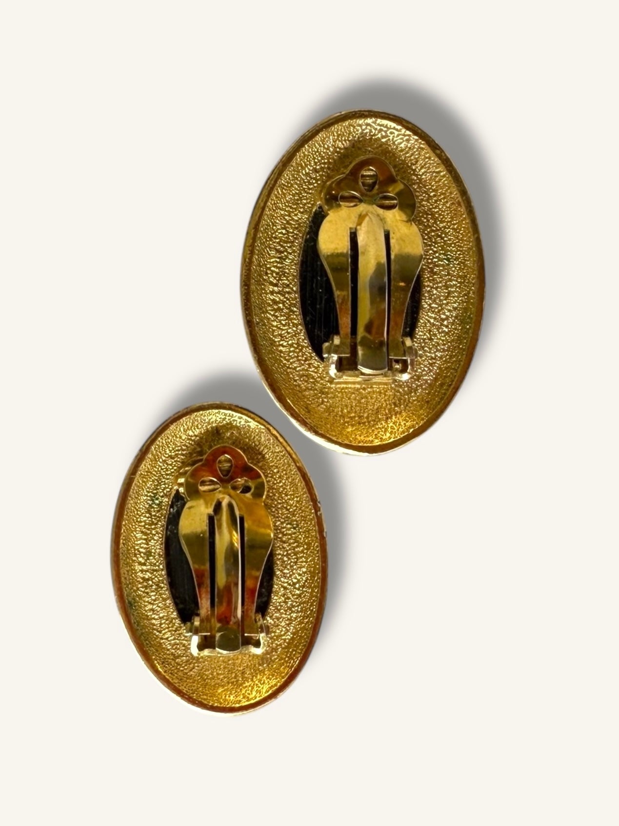 Oval Cabochon Earrings