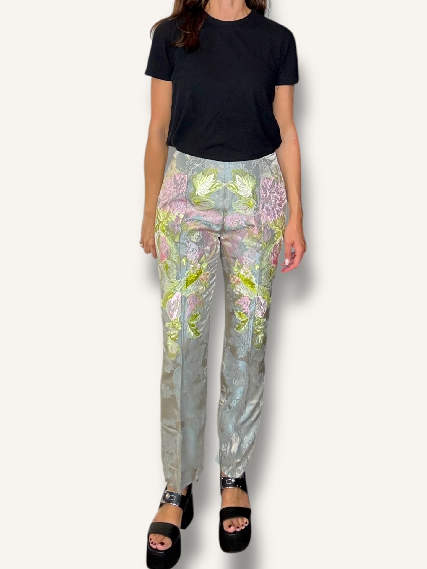 Gianfranco Ferre Brocade Pants