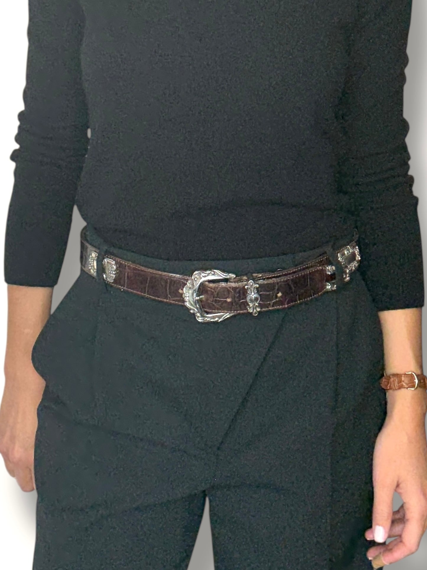 Brown Concho Belt