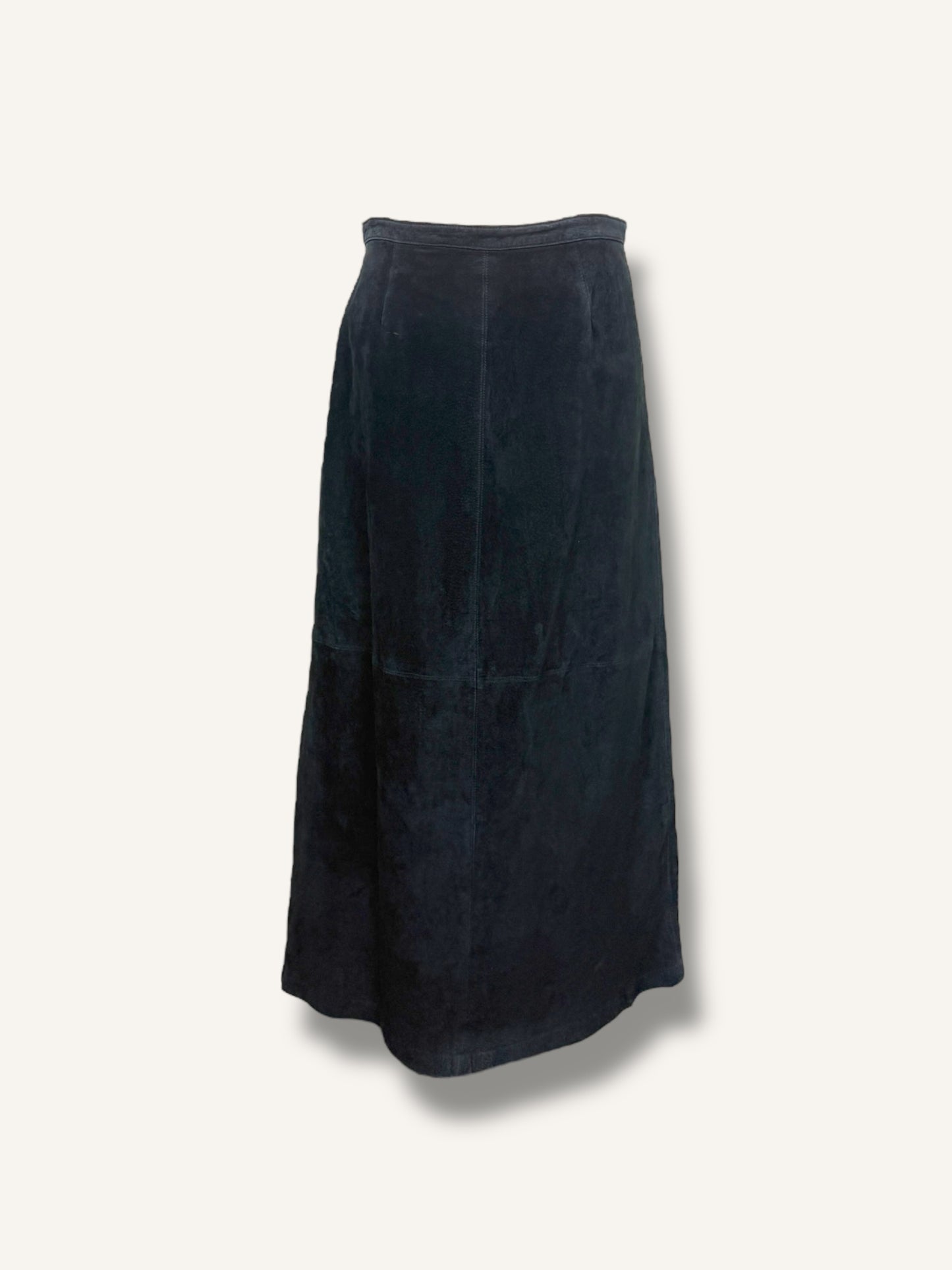 Suede Midi Skirt