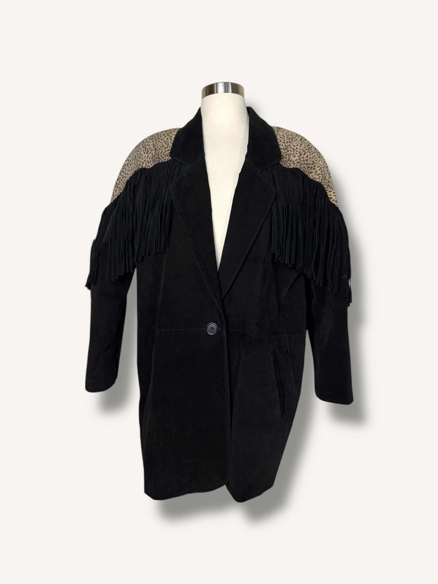Suede Fringe Jacket