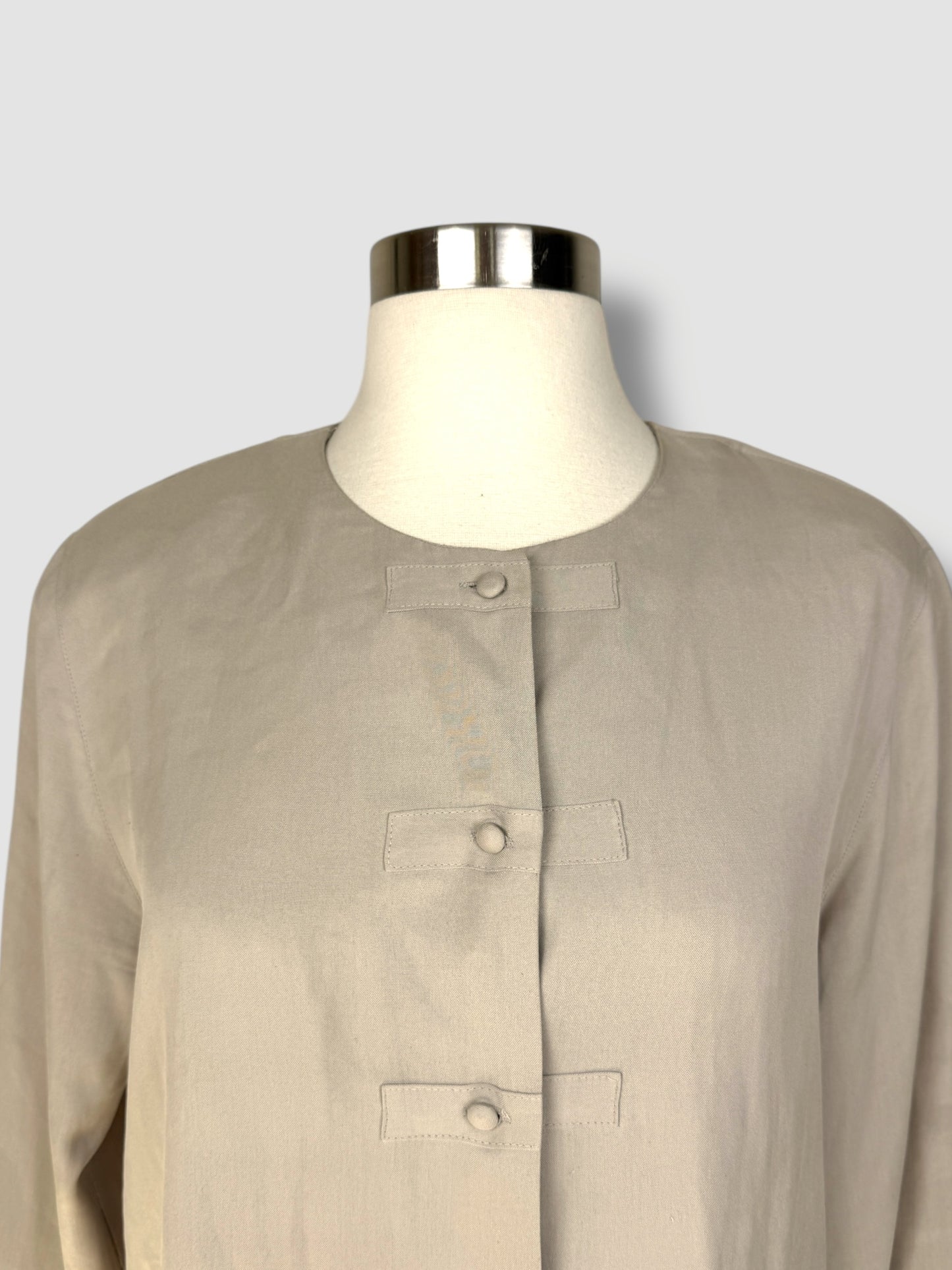 Silk Taupe Shirt