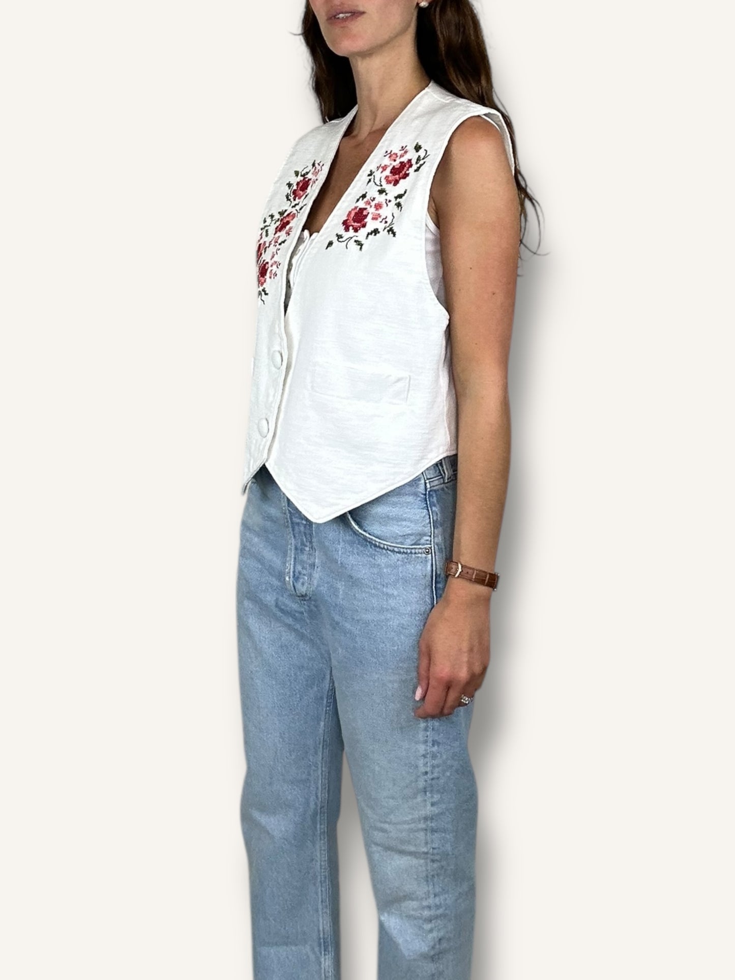 Embroidered Vest