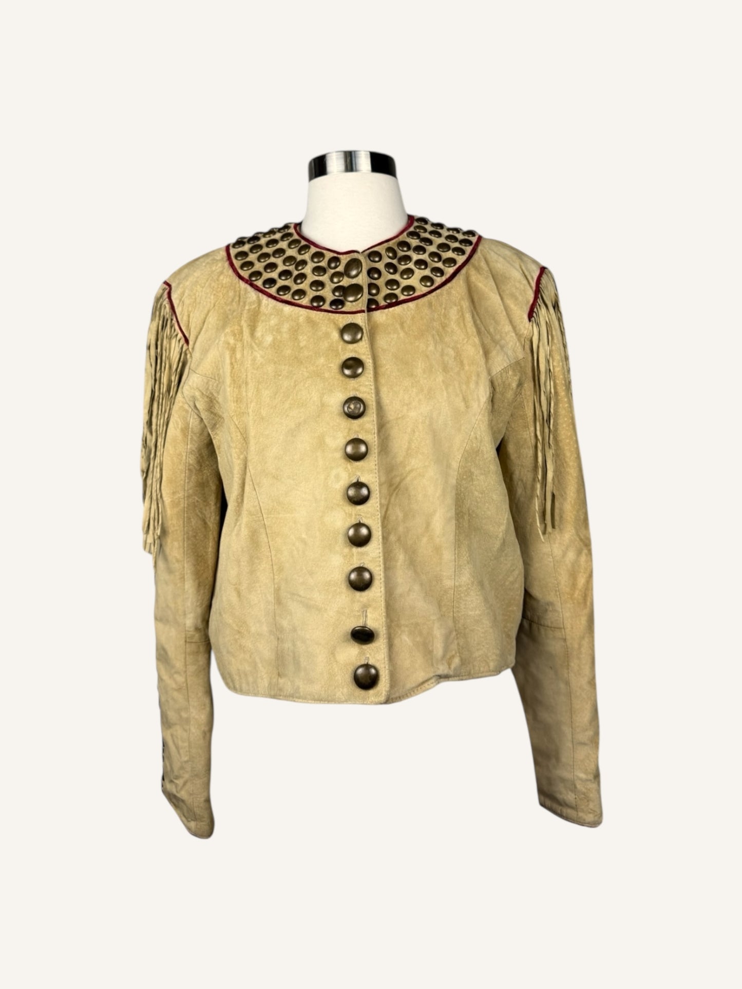 Studded Suede Jacket