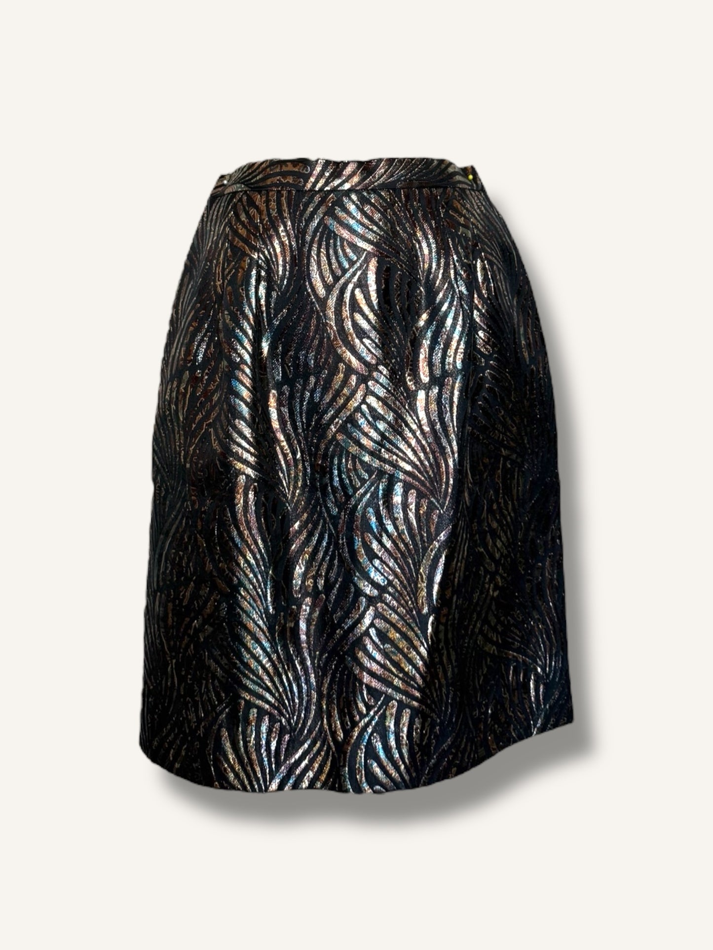 Metallic Pencil Skirt