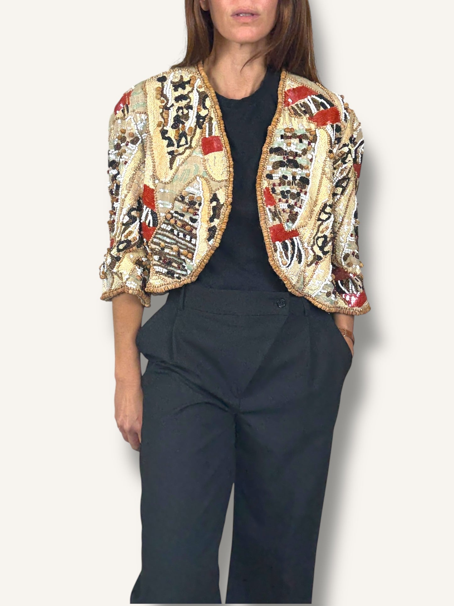 Sequin Bolero Jacket