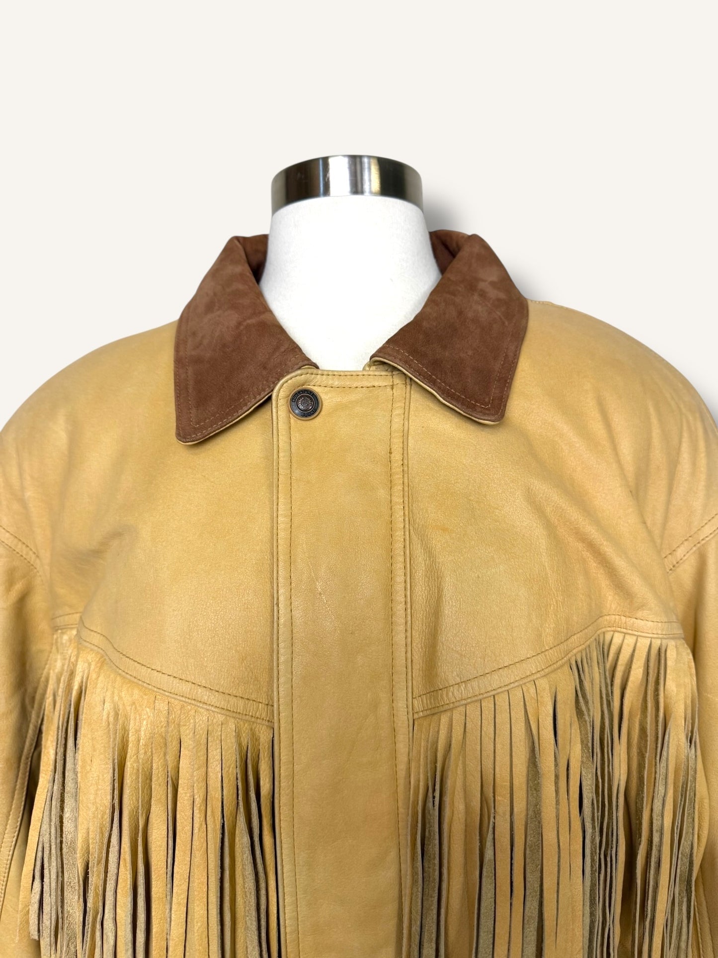 Fringe Leather Jacket