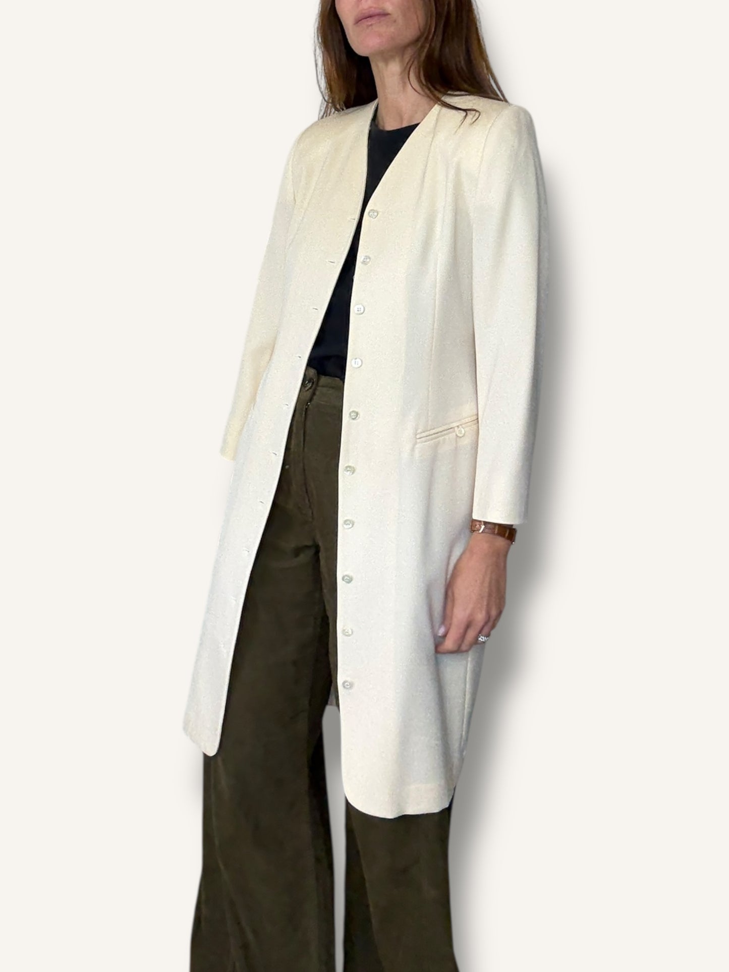 Ivory Dress Coat