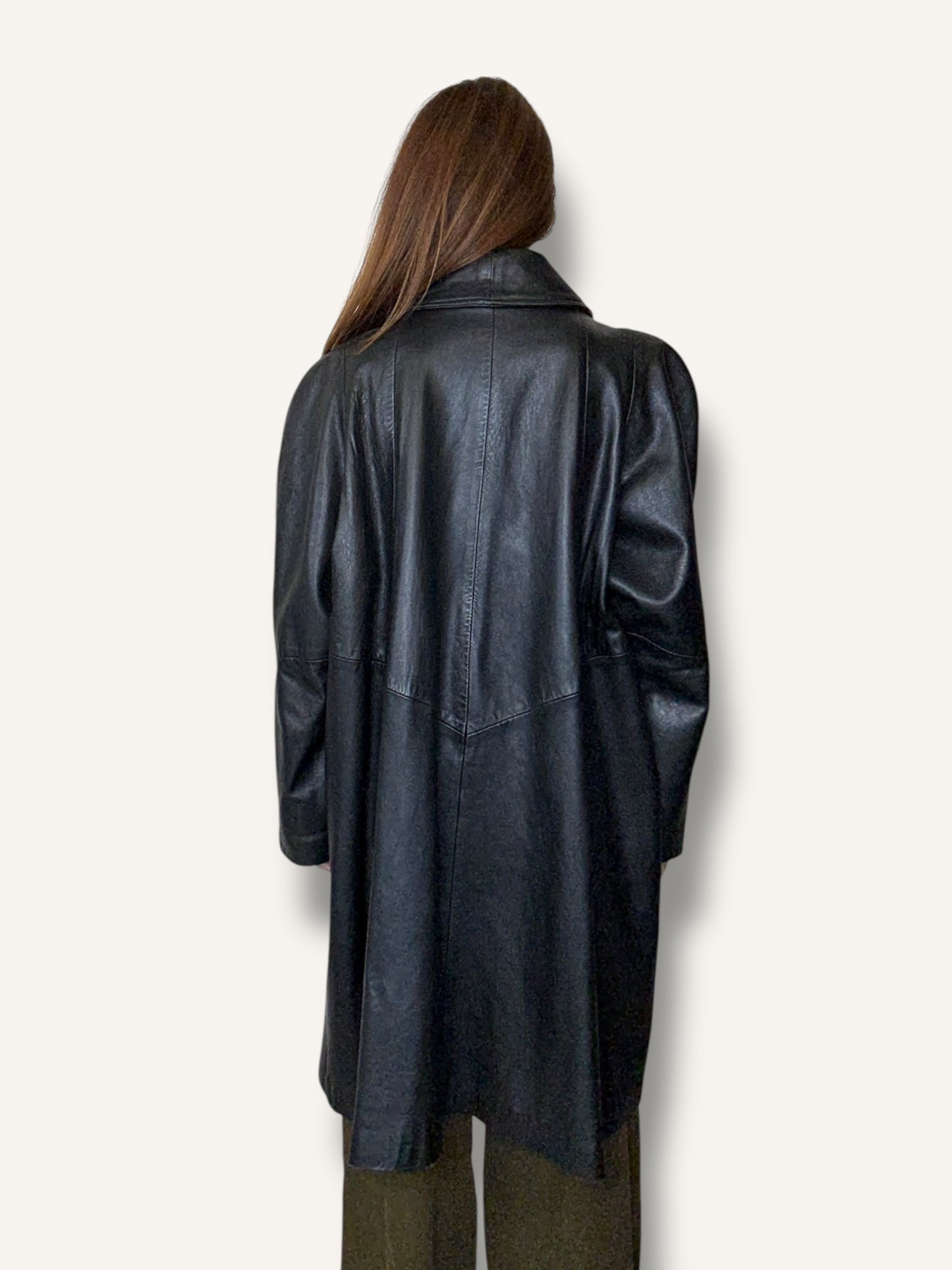 Long Leather Coat