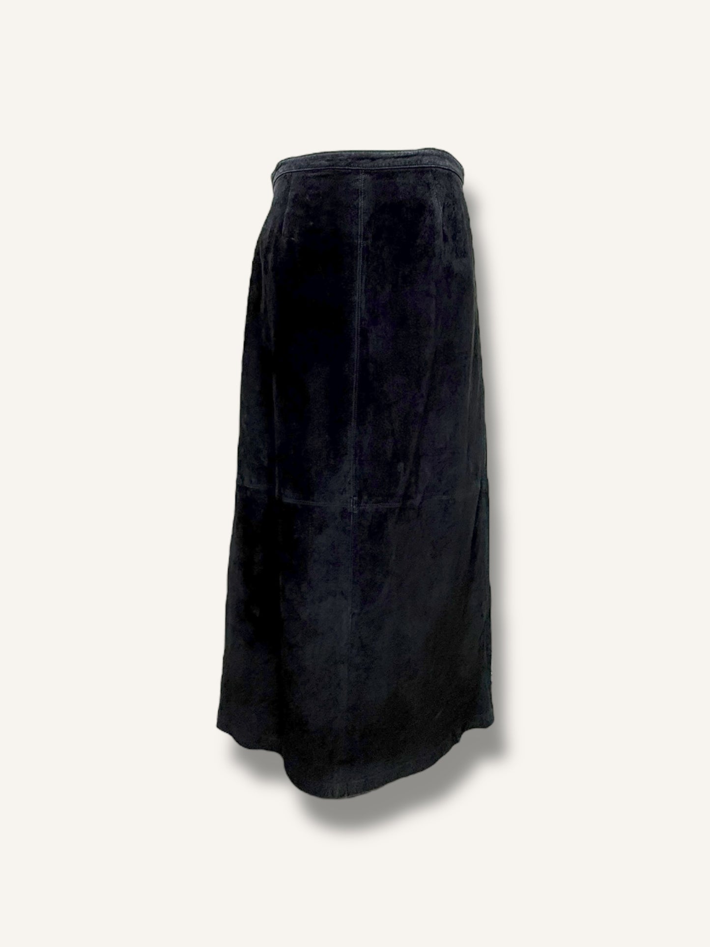 Suede Midi Skirt
