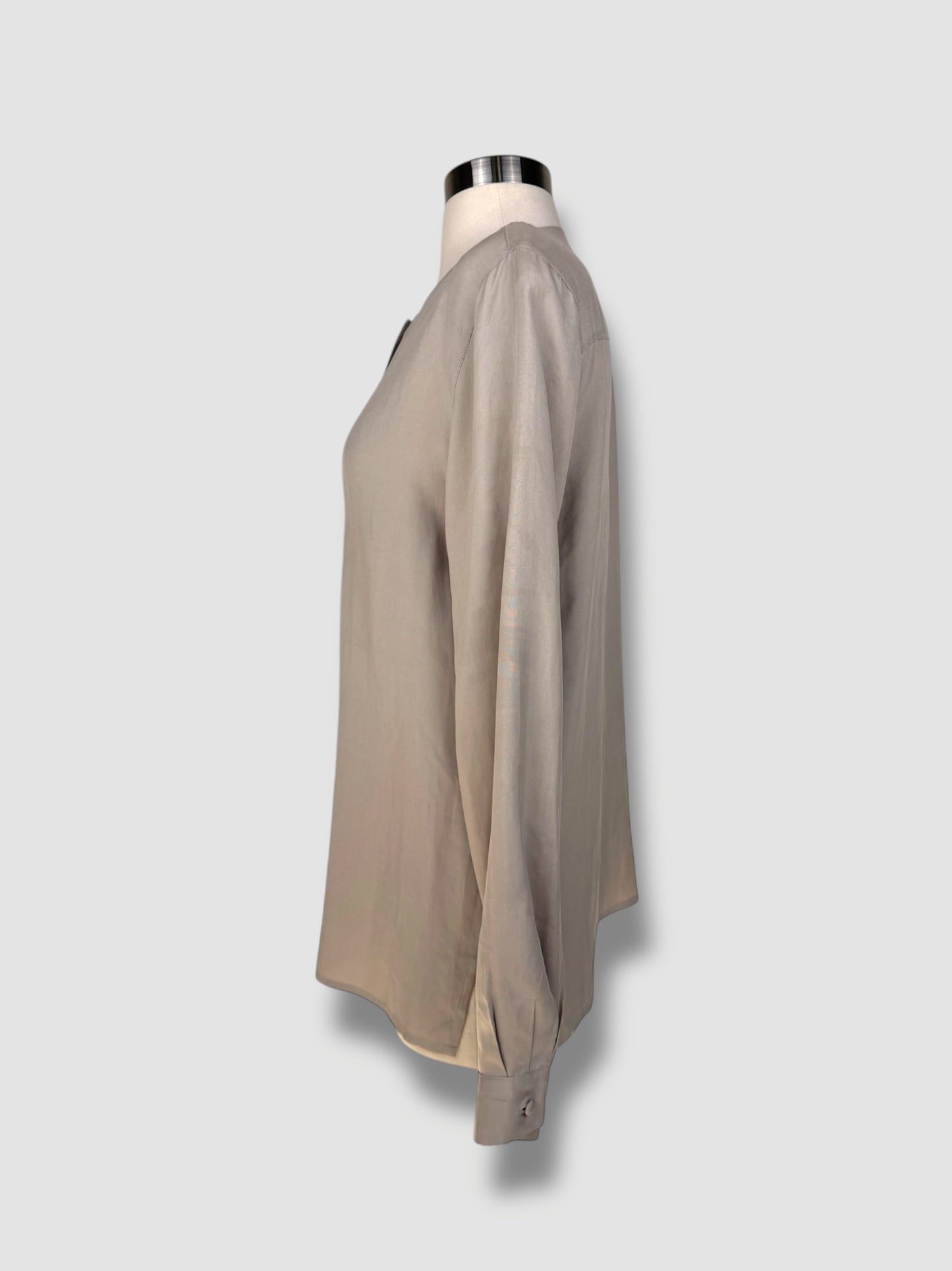Silk Taupe Shirt