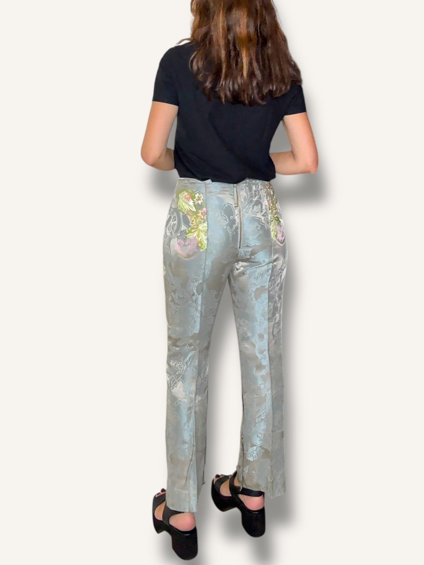 Gianfranco Ferre Brocade Pants