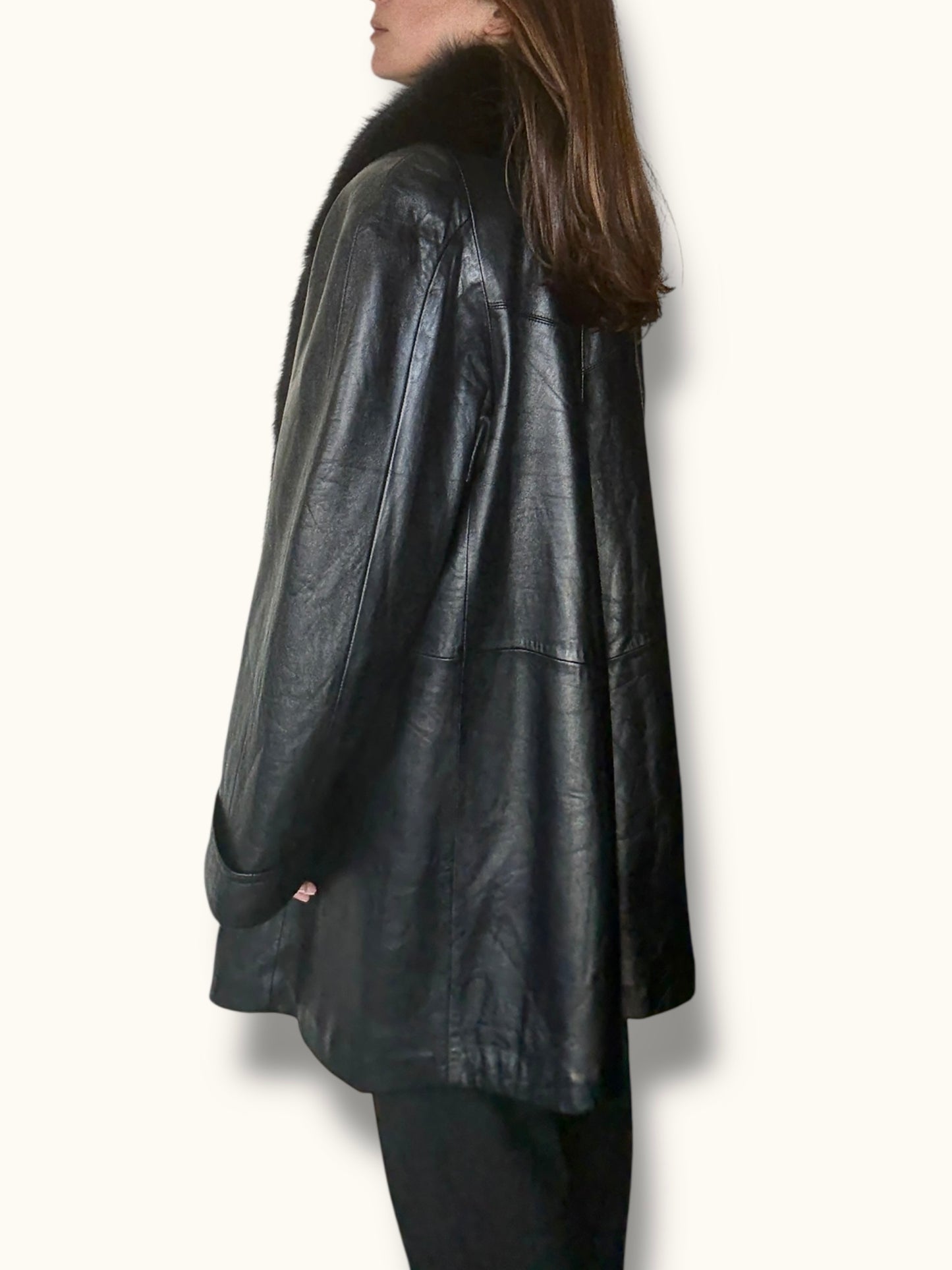 Leather & Fox Coat